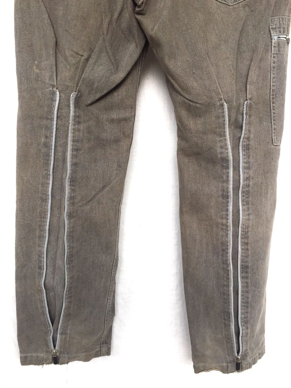 A.F.F.A. OG MackDaddy 🇯🇵 Anarchy Bondage Punk Zipper Denim Size US 36 / EU 52 - 10 Thumbnail
