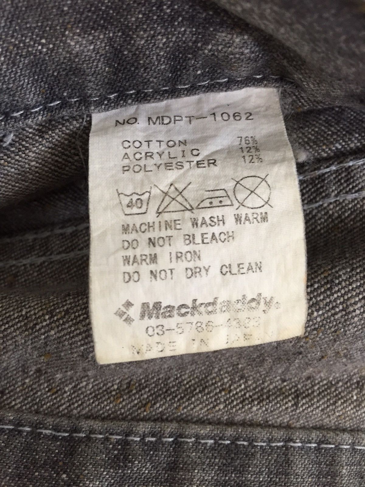 A.F.F.A. OG MackDaddy 🇯🇵 Anarchy Bondage Punk Zipper Denim Size US 36 / EU 52 - 9 Thumbnail