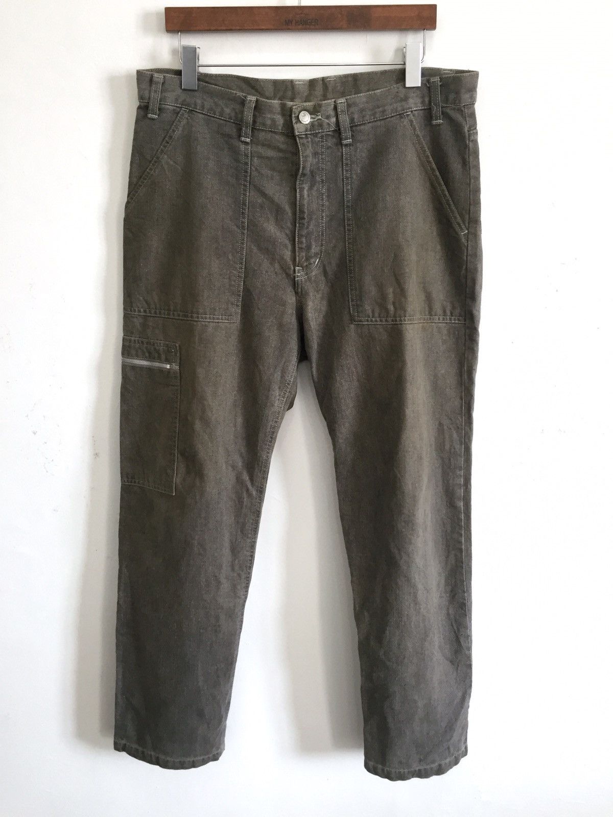 A.F.F.A. OG MackDaddy 🇯🇵 Anarchy Bondage Punk Zipper Denim Size US 36 / EU 52 - 2 Thumbnail