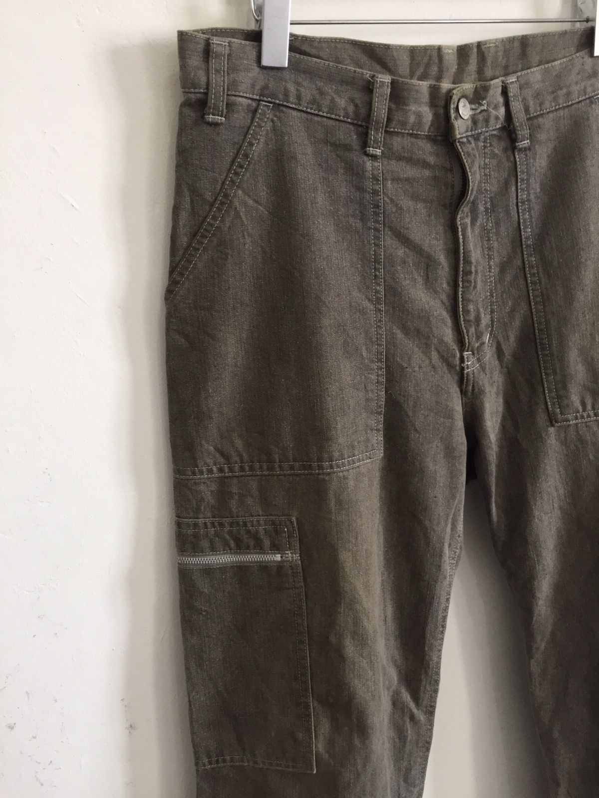 A.F.F.A. OG MackDaddy 🇯🇵 Anarchy Bondage Punk Zipper Denim Size US 36 / EU 52 - 5 Thumbnail