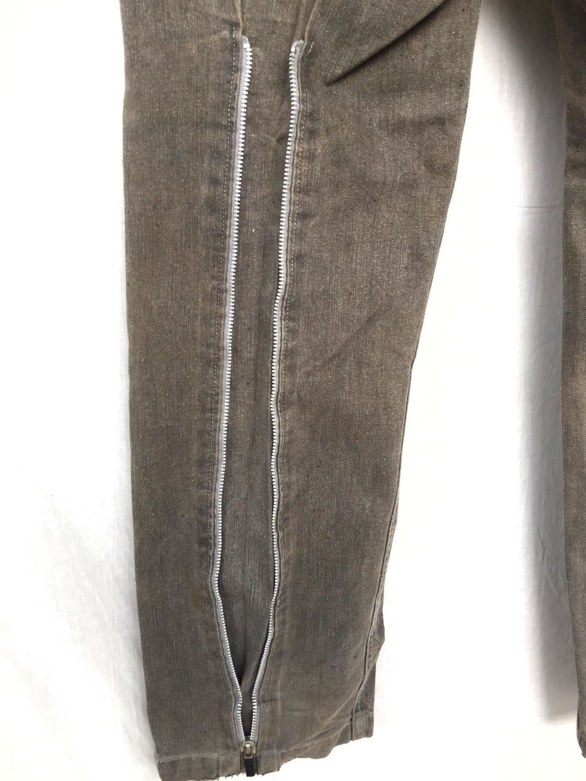 A.F.F.A. OG MackDaddy 🇯🇵 Anarchy Bondage Punk Zipper Denim Size US 36 / EU 52 - 11 Thumbnail