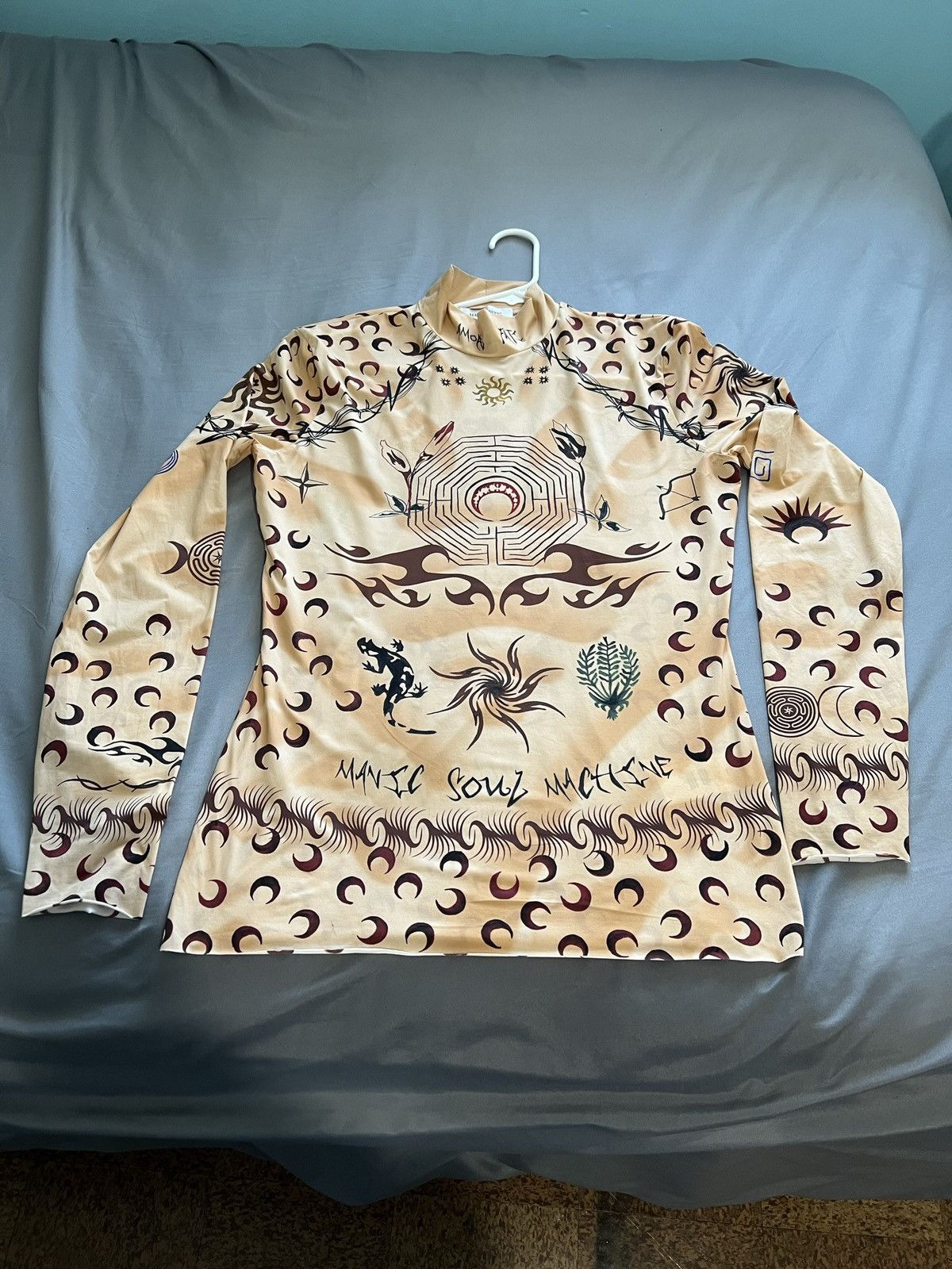 Marine Serre Marine Serra Second skin tattoo turtleneck Size US L / EU 52-54 / 3 - 1 Thumbnail