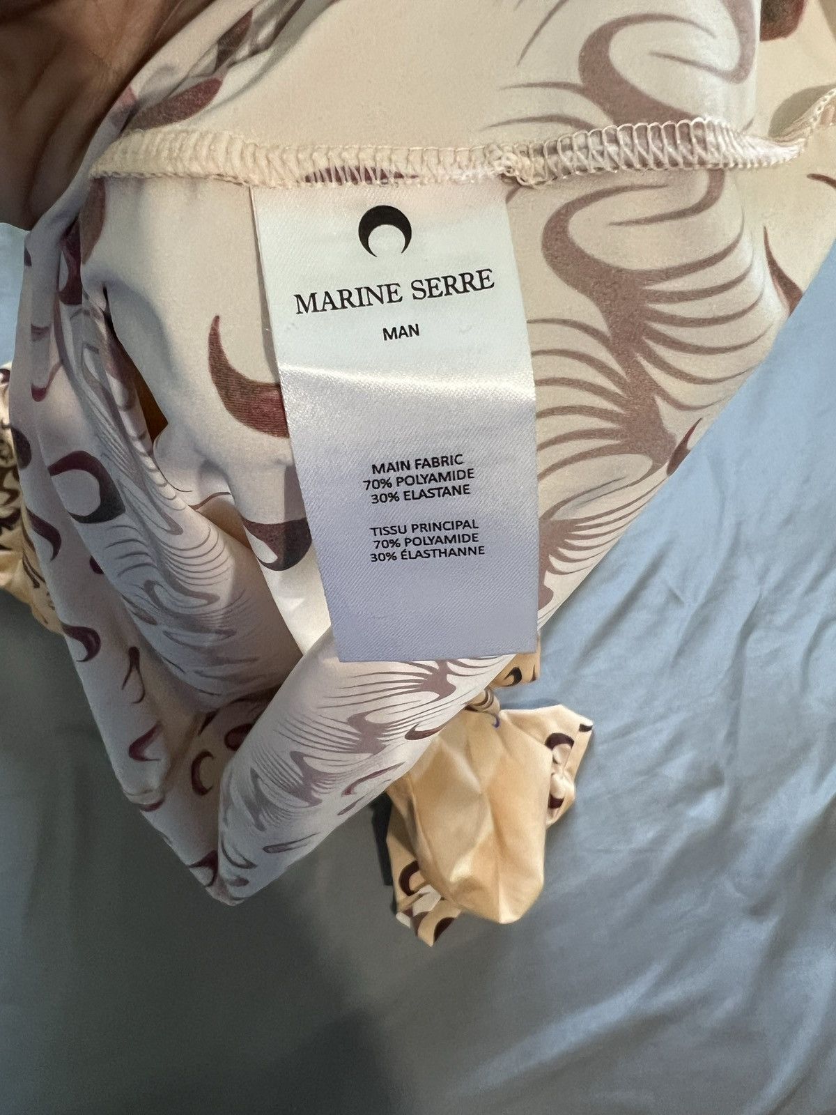 Marine Serre Marine Serra Second skin tattoo turtleneck Size US L / EU 52-54 / 3 - 10 Thumbnail