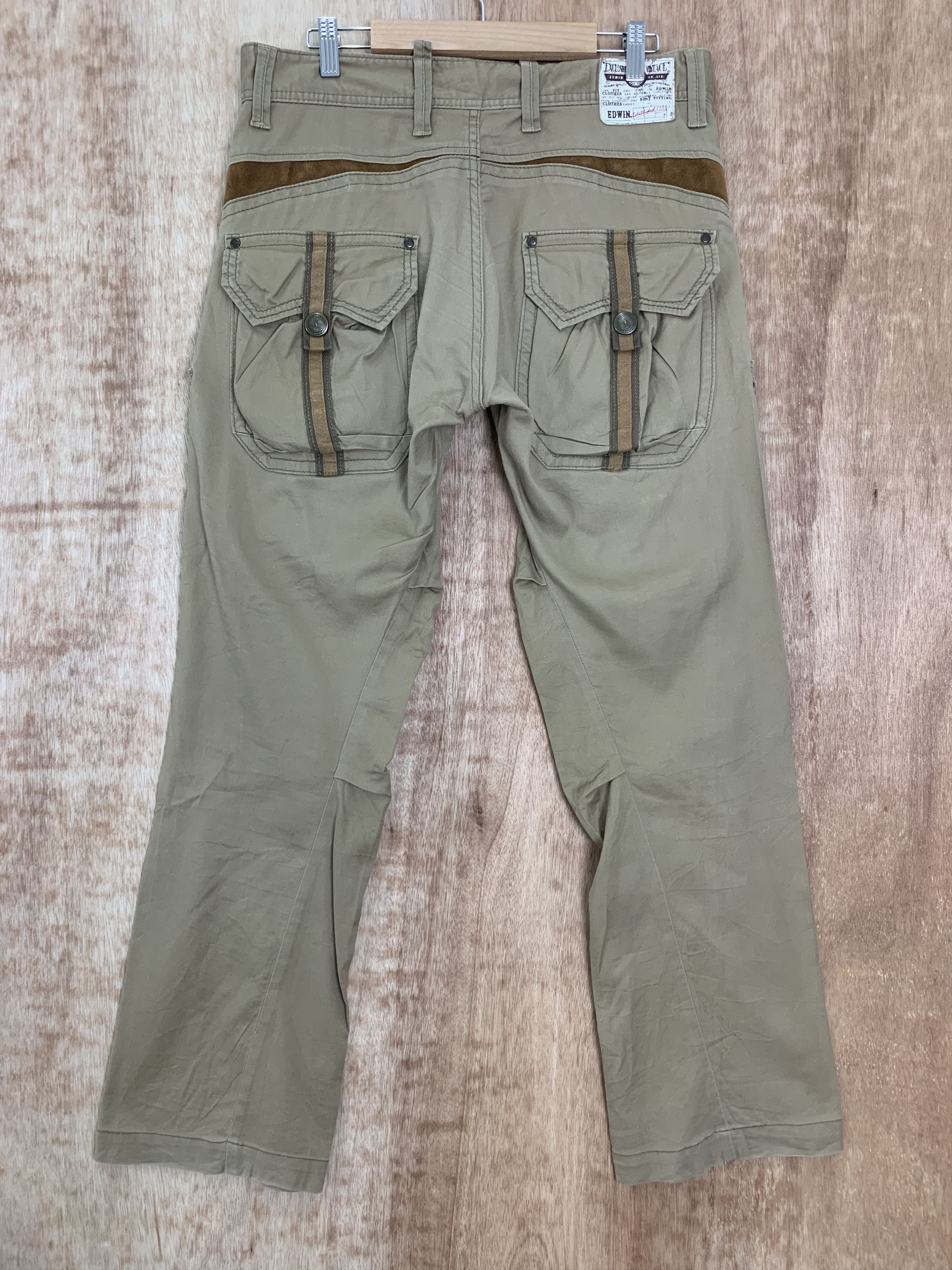 Edwin Vintage Edwin Cargo Technical Bush Pocket Pants Size US 32 / EU 48 - 2 Thumbnail