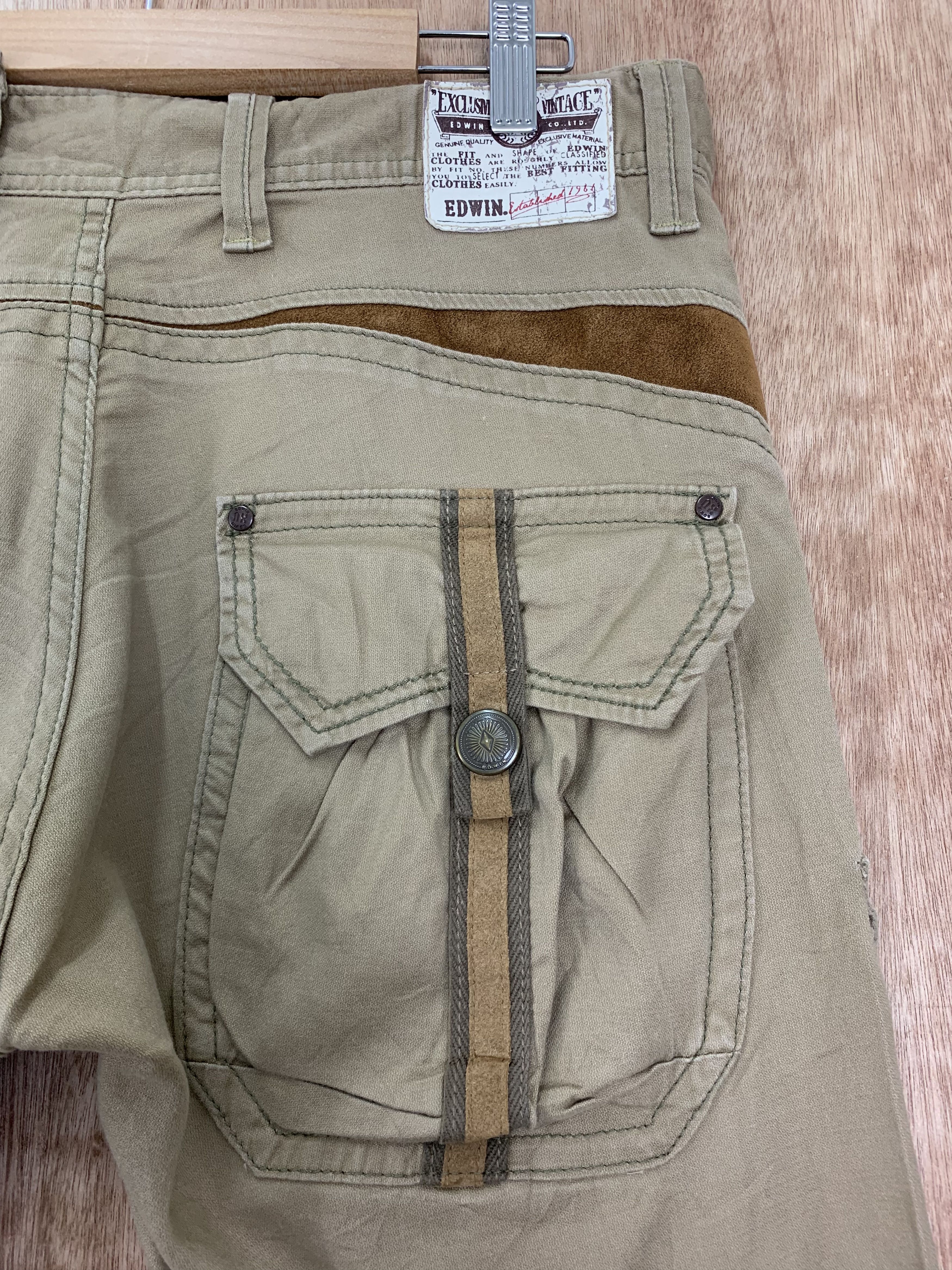 Edwin Vintage Edwin Cargo Technical Bush Pocket Pants Size US 32 / EU 48 - 18 Thumbnail