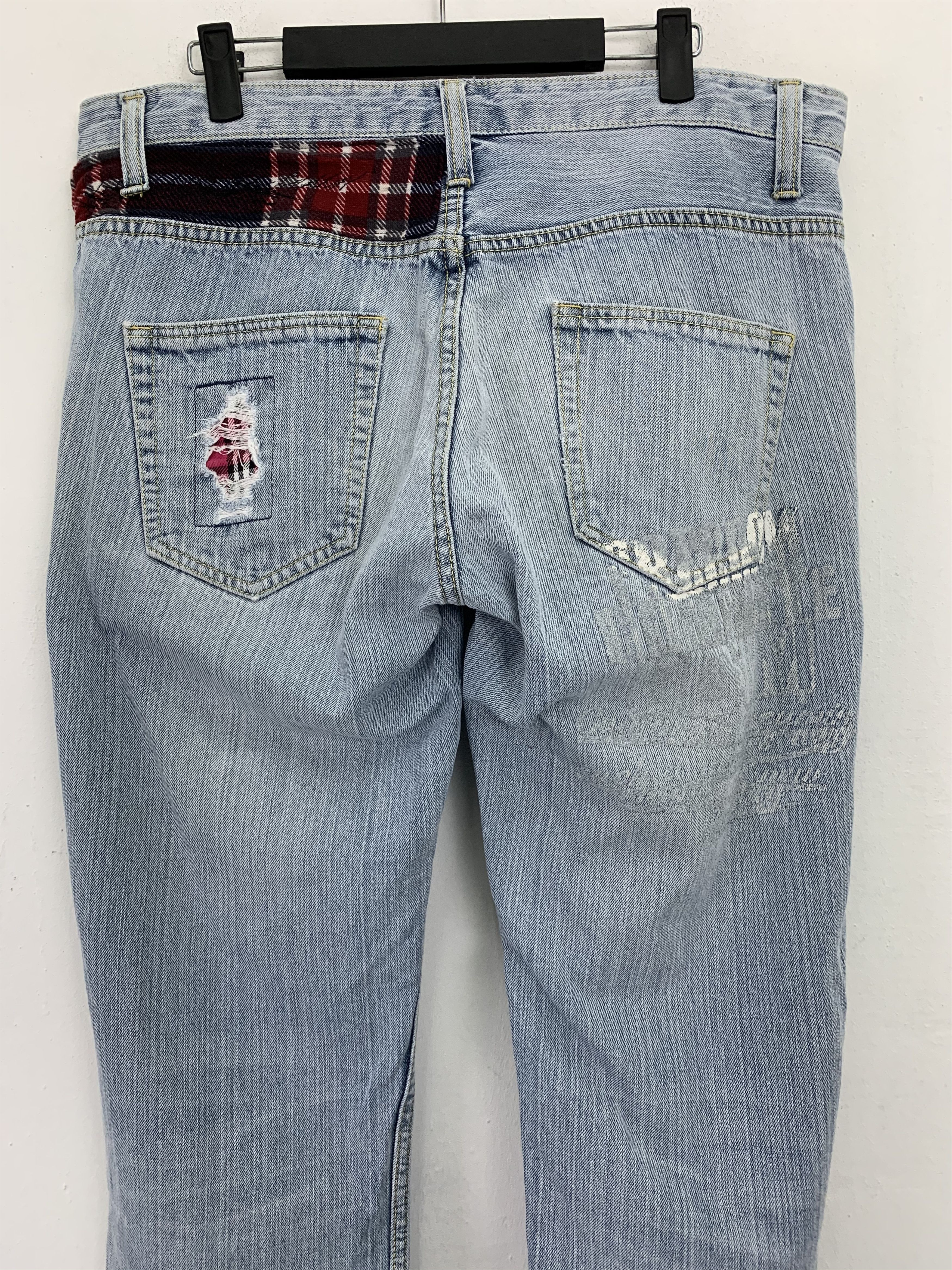 Japanese Brand Denim Pants Patches Handcrafted Streetwear Style Size US 33 - 13 Thumbnail