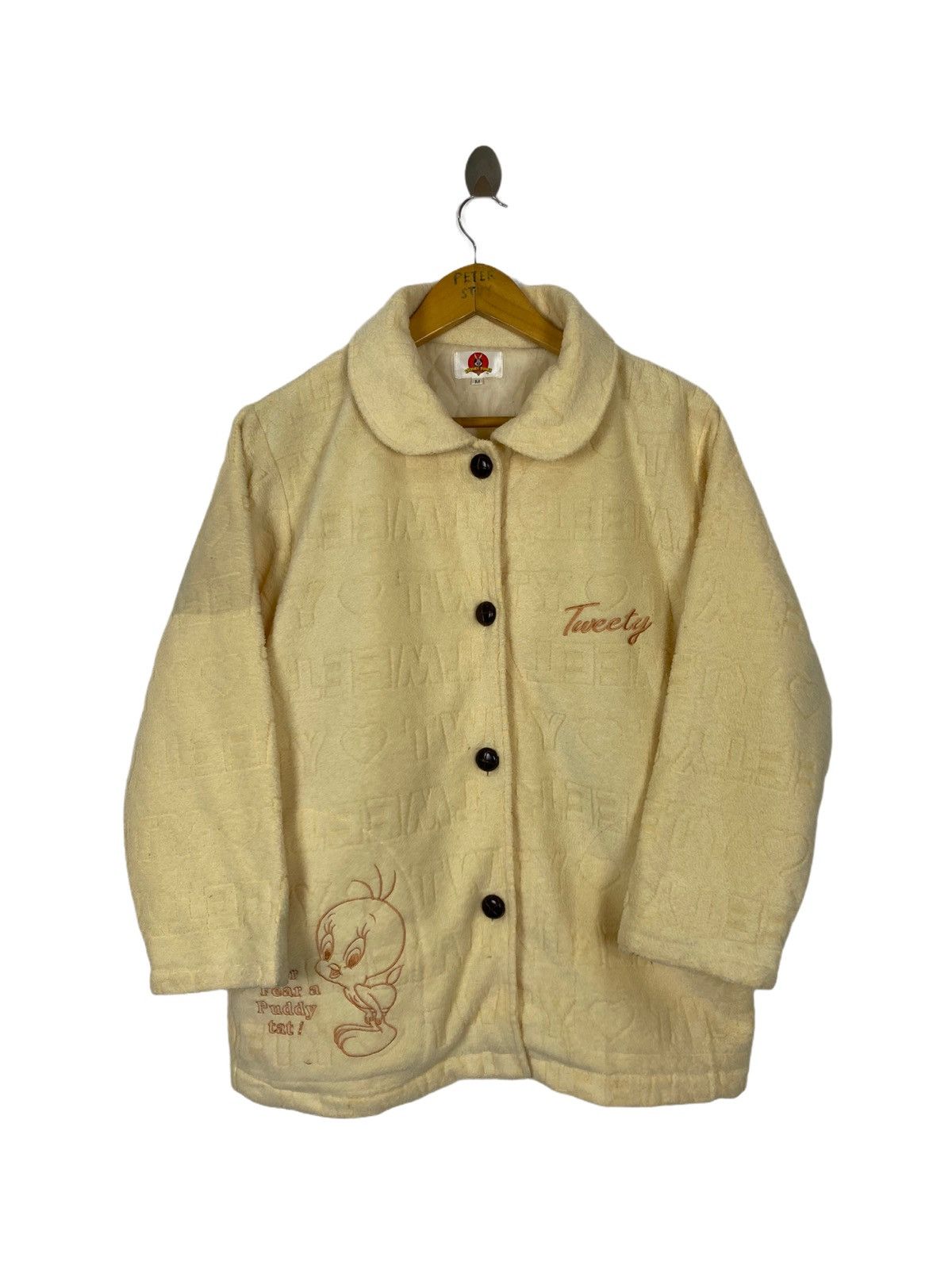 Anime × Cartoon Network LOONEY TUNES TWETTY FLEECE JACKET Size US M / EU 48-50 / 2 - 1 Thumbnail