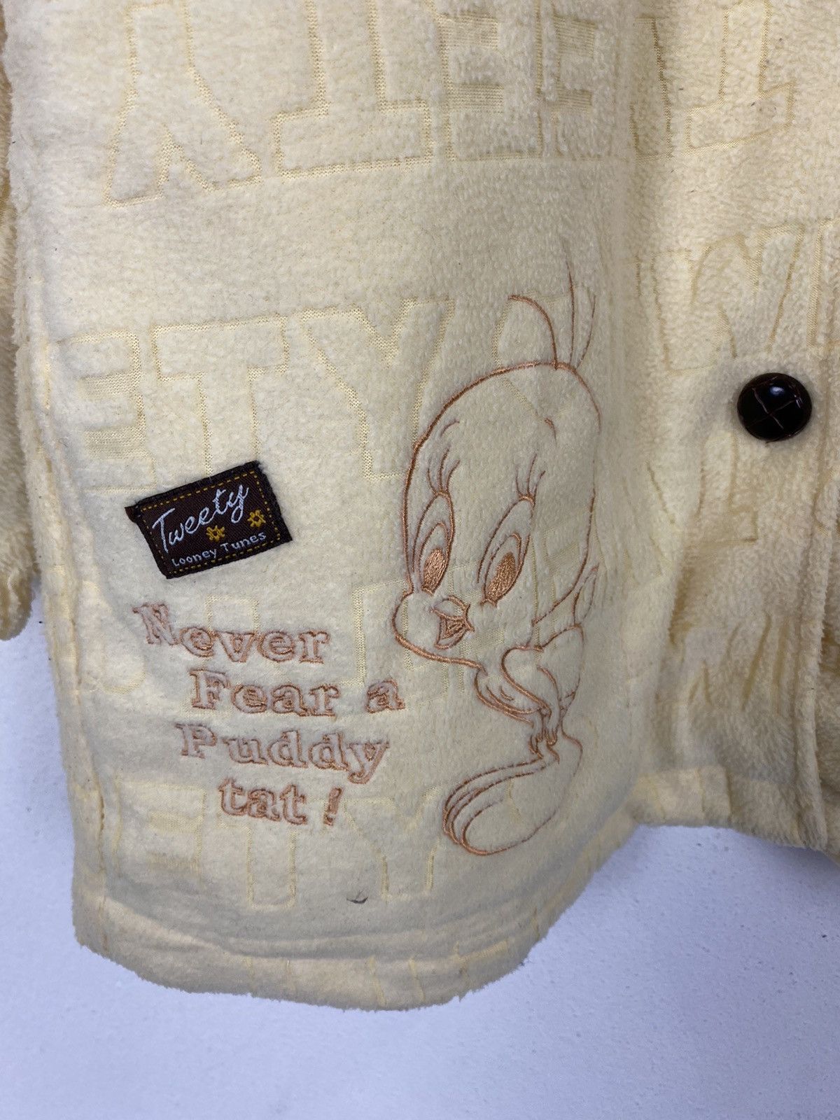 Anime × Cartoon Network LOONEY TUNES TWETTY FLEECE JACKET Size US M / EU 48-50 / 2 - 10 Thumbnail