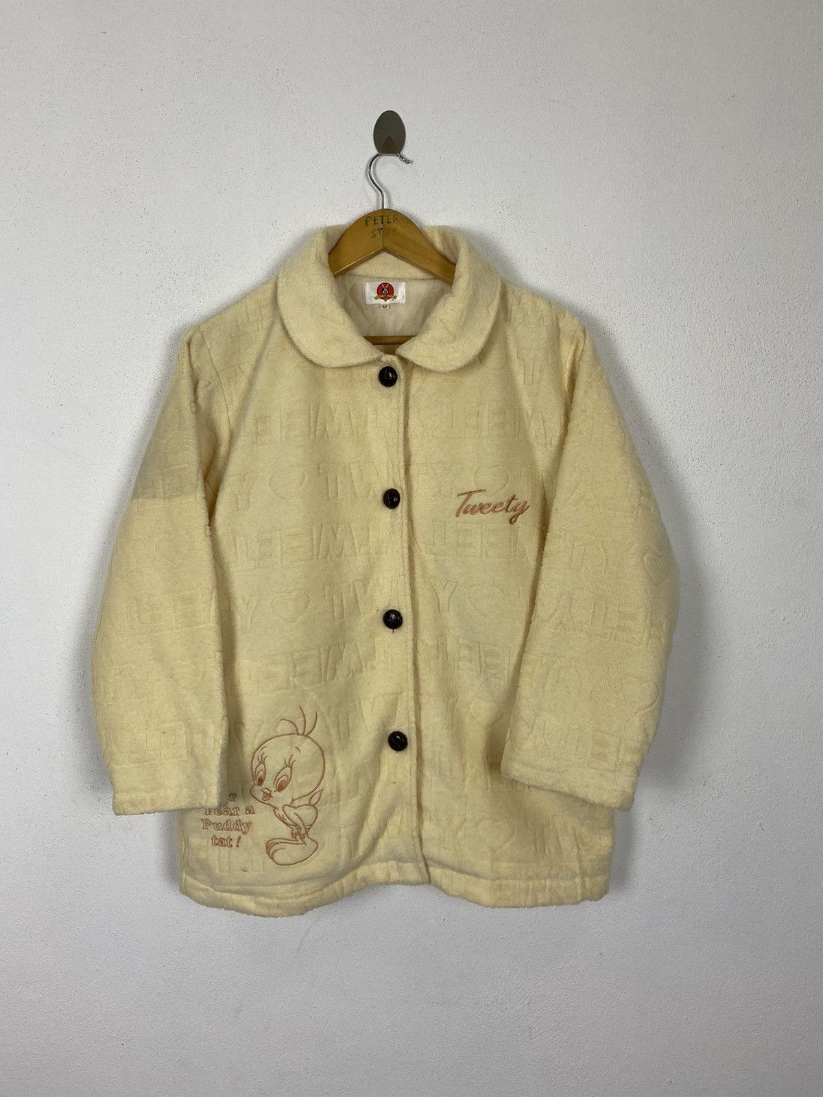 Anime × Cartoon Network LOONEY TUNES TWETTY FLEECE JACKET Size US M / EU 48-50 / 2 - 2 Thumbnail