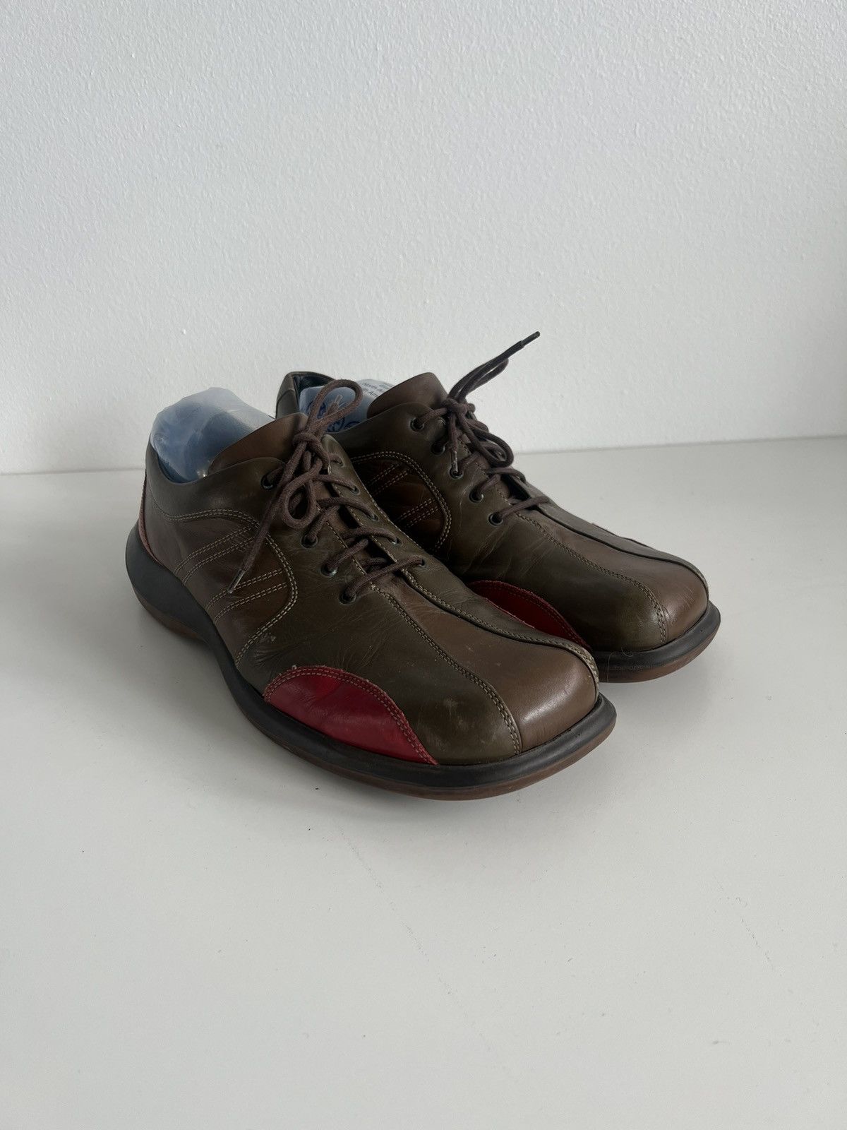 Bacco Bucci Vero Cuoio Mens Brown Suede Oxford Leather Size 8 Bacco Bucci Italian shoes men main image 3