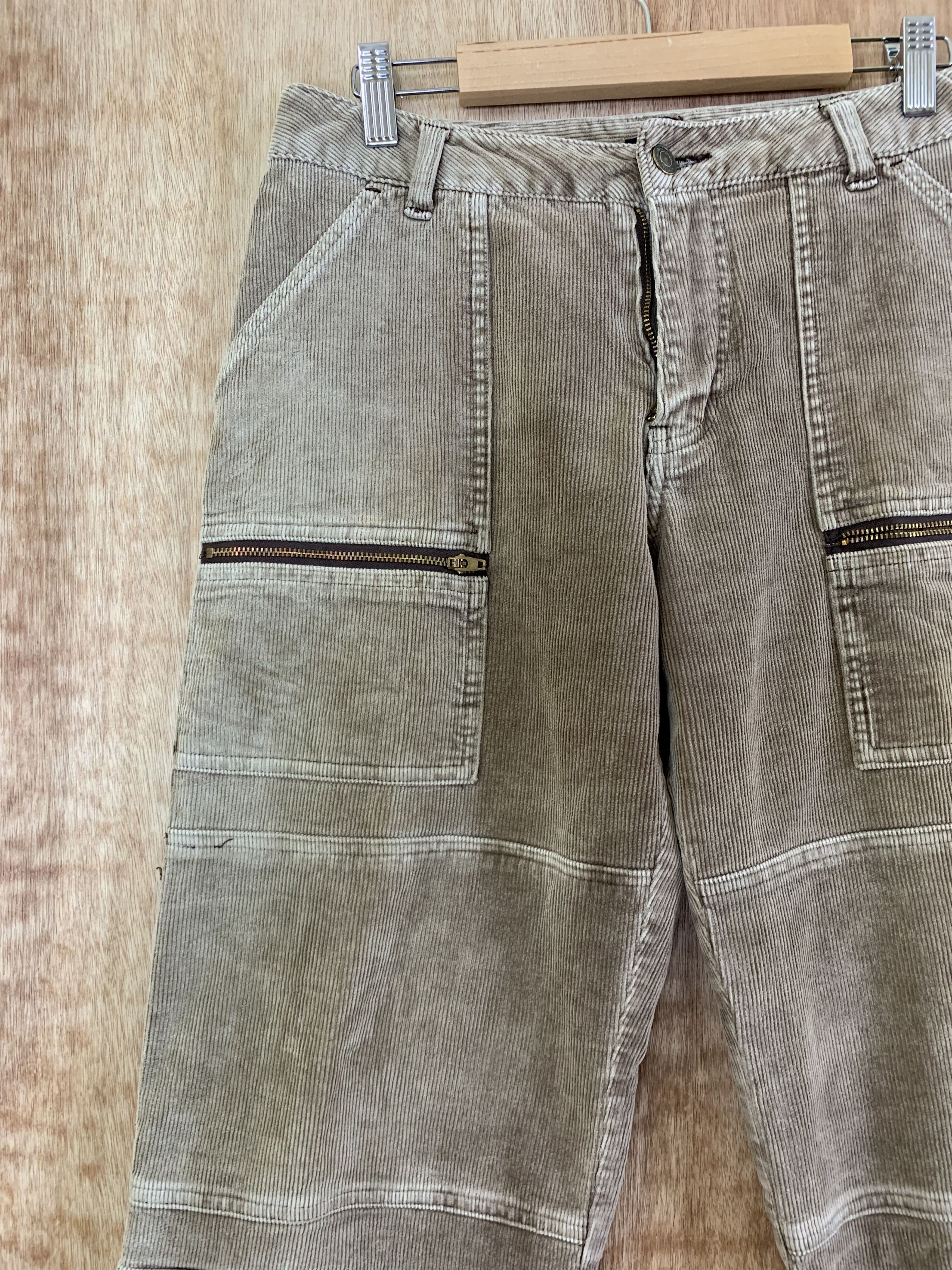 Japanese Brand Conduroy Double Knee Cargo Pants Mulitpocket Vintage Pants Size US 28 / EU 44 - 5 Thumbnail
