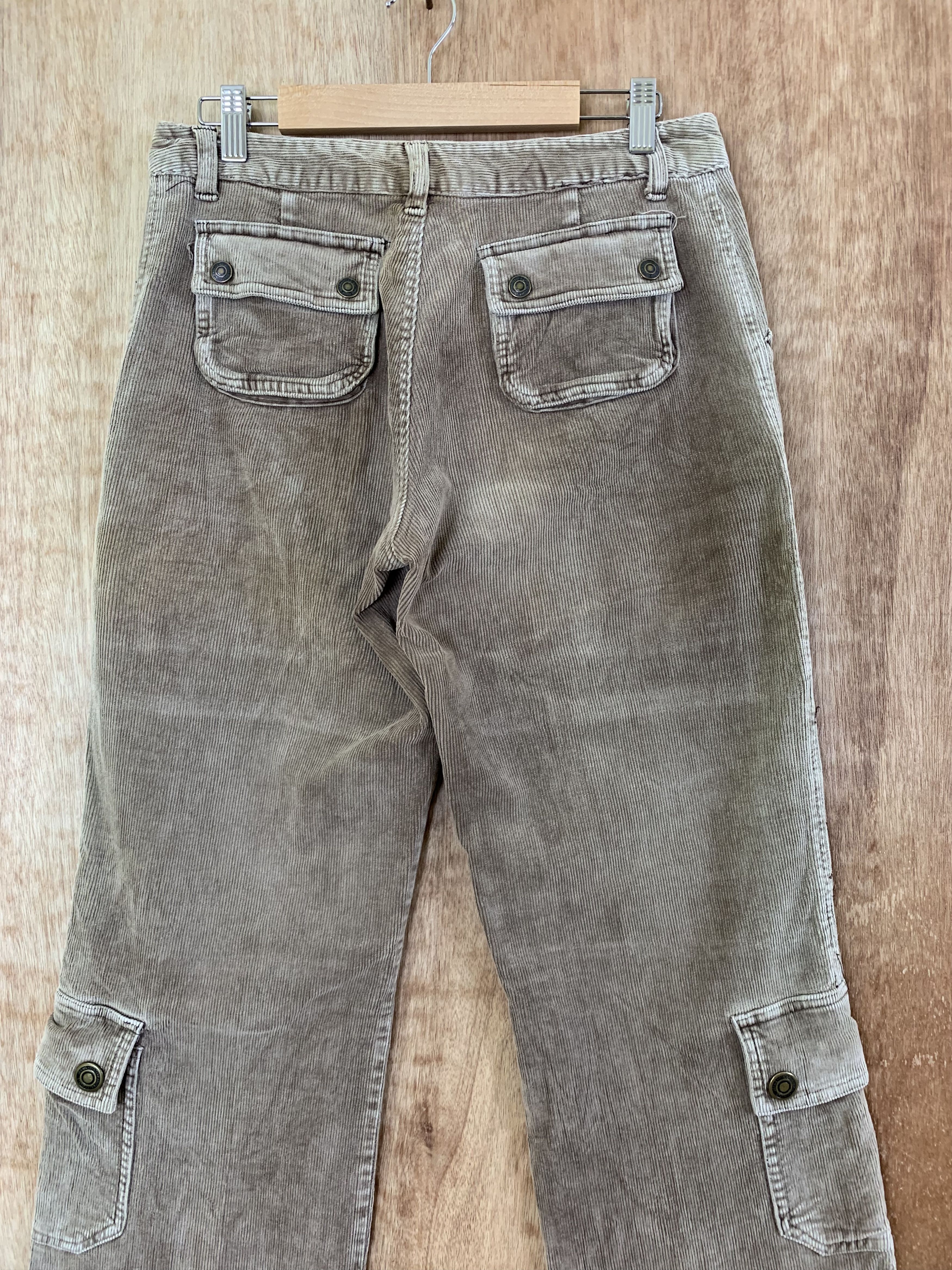 Japanese Brand Conduroy Double Knee Cargo Pants Mulitpocket Vintage Pants Size US 28 / EU 44 - 11 Thumbnail