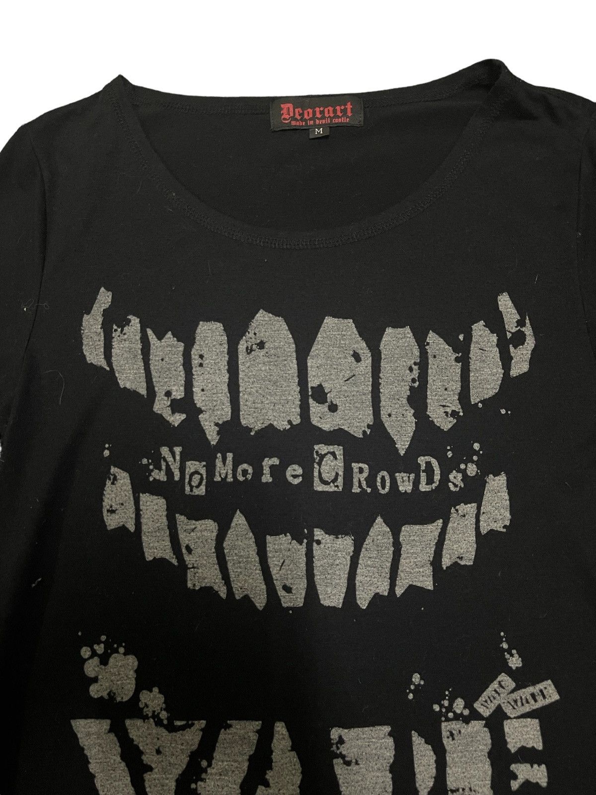 Seditionaries Vintage Japanese Brand Deorart Gothic Style Tee Size M / US 6-8 / IT 42-44 - 3 Thumbnail