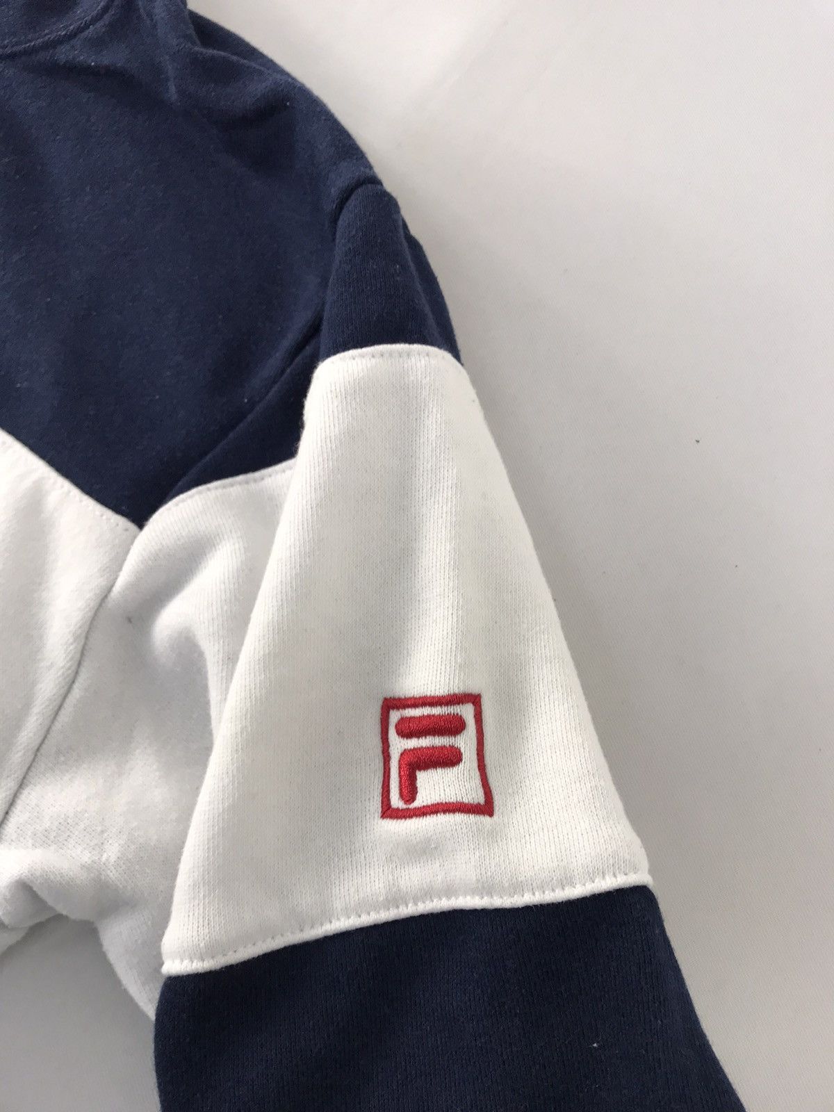 Fila Fila Spell Out Sweatshirt Pull Over Colour Block Size US M / EU 48-50 / 2 - 5 Thumbnail