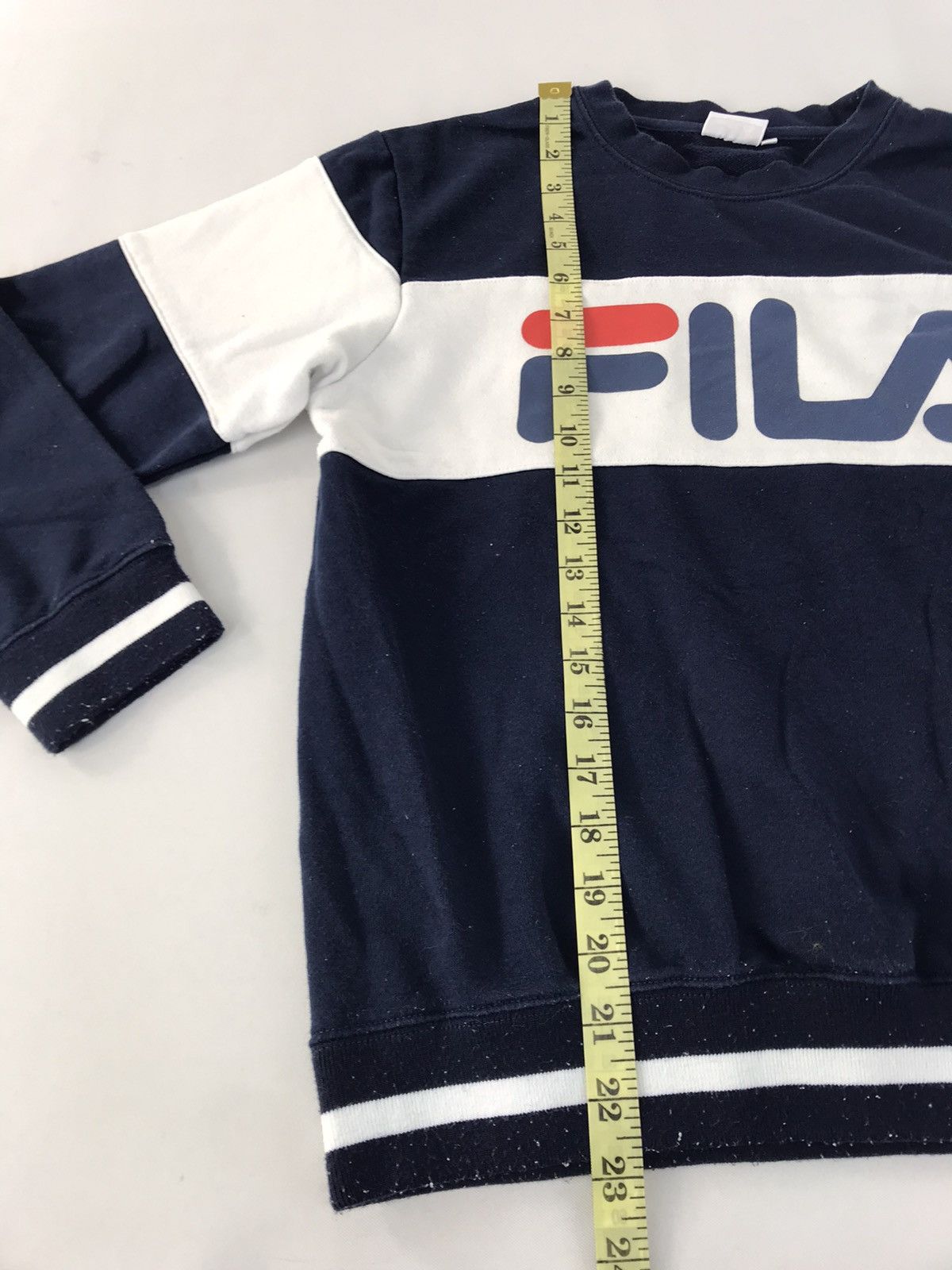 Fila Fila Spell Out Sweatshirt Pull Over Colour Block Size US M / EU 48-50 / 2 - 12 Thumbnail