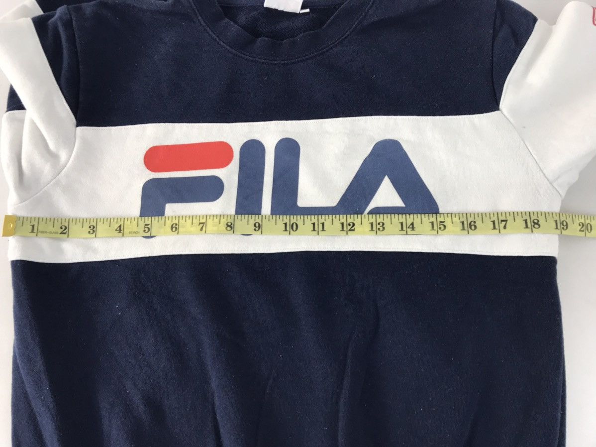 Fila Fila Spell Out Sweatshirt Pull Over Colour Block Size US M / EU 48-50 / 2 - 11 Thumbnail