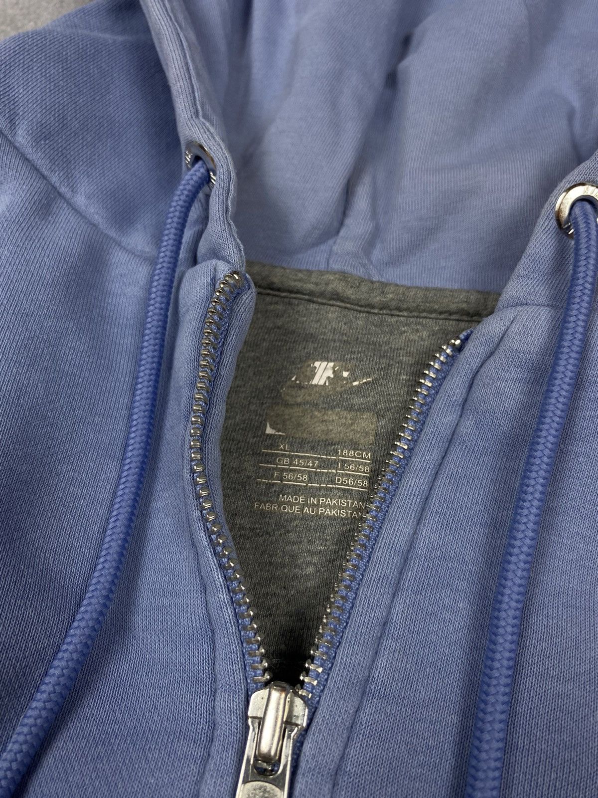 Nike Nike vintage hoodie baby blue swoosh logo acg Size US XL / EU 56 / 4 - 5 Thumbnail