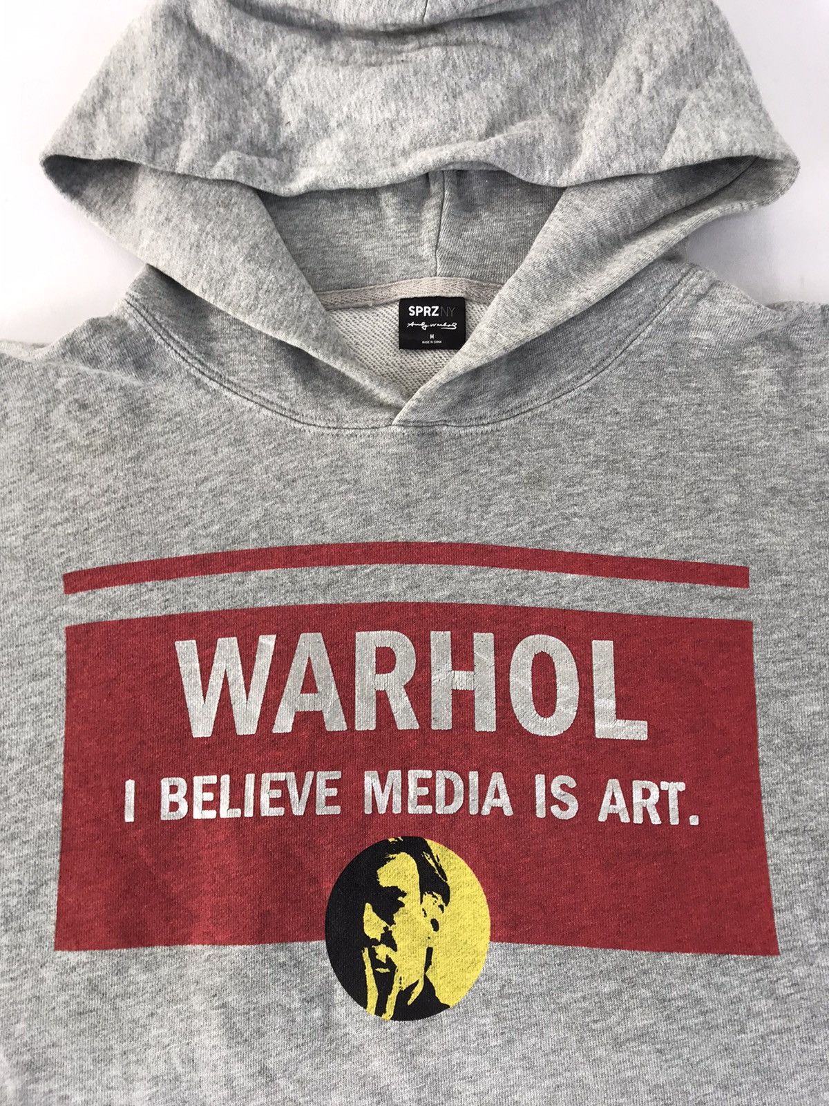 Andy Warhol Andy Warhol I Believe Media Is Art Hoodies Pull Over Size US M / EU 48-50 / 2 - 3 Thumbnail