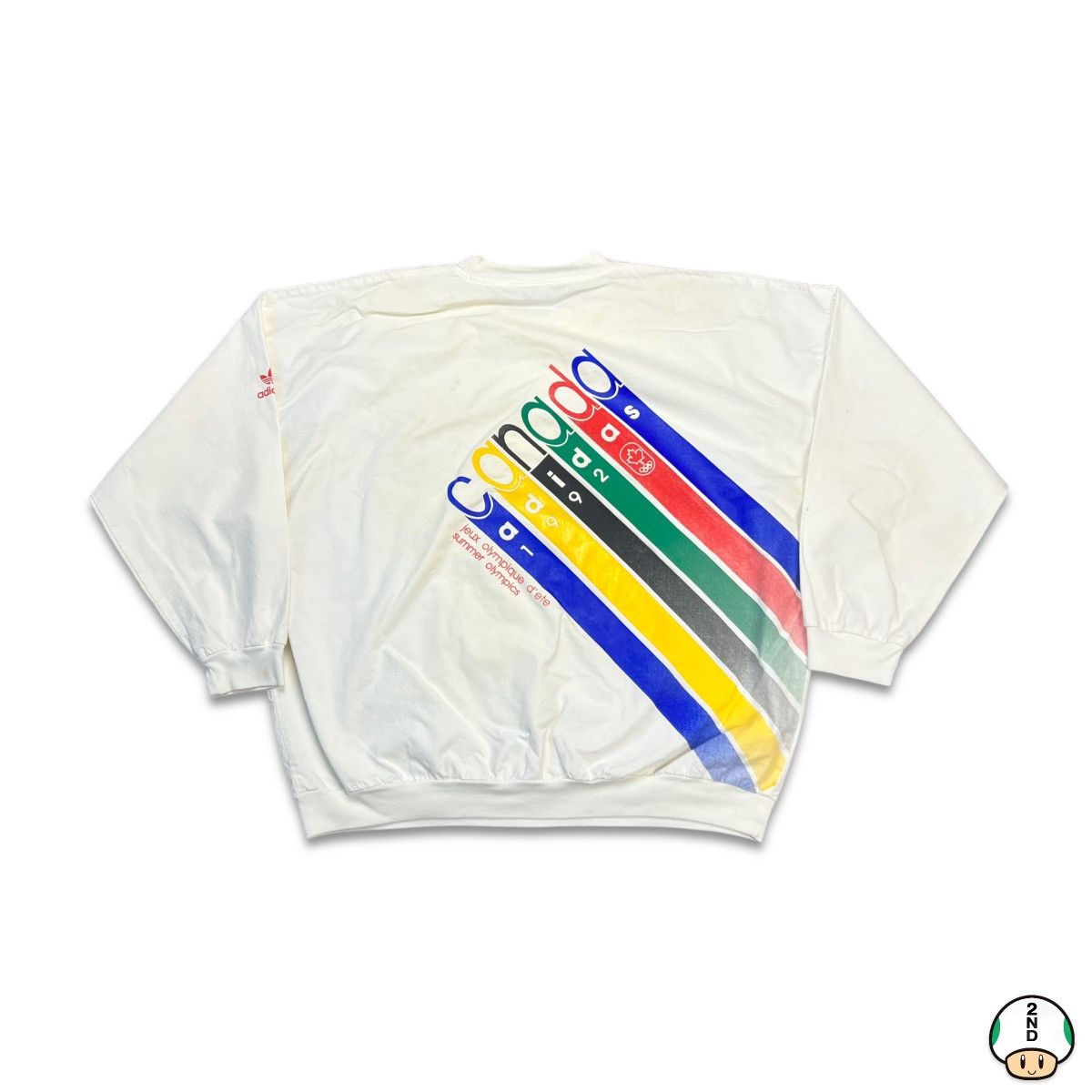 1992 Adidas Barcelona Olympics Canada Sweatshirt Pullover
