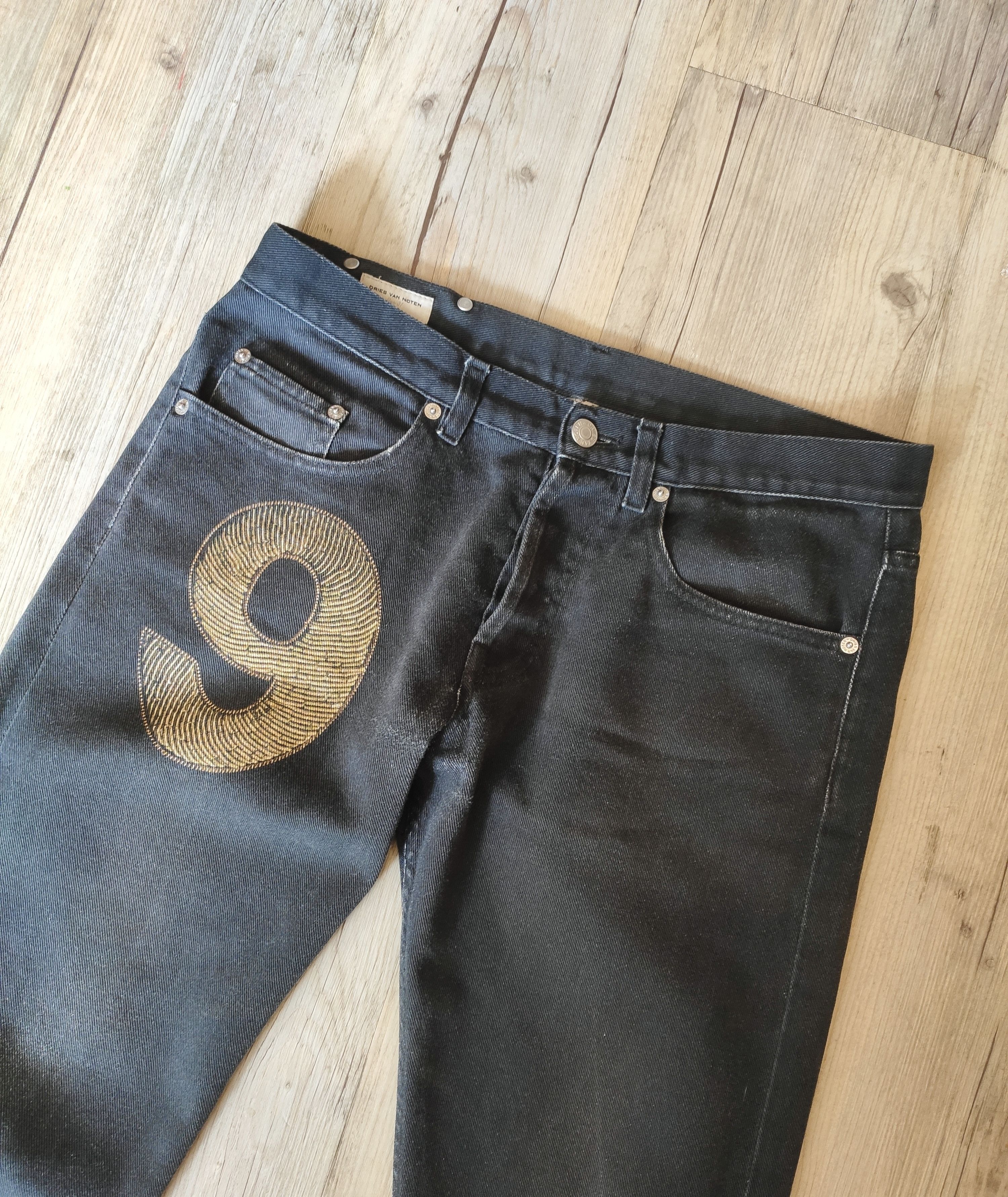 Dries Van Noten Printed jeans.Like Ann Demeulemeester or Dior Size US 31 - 2 Thumbnail