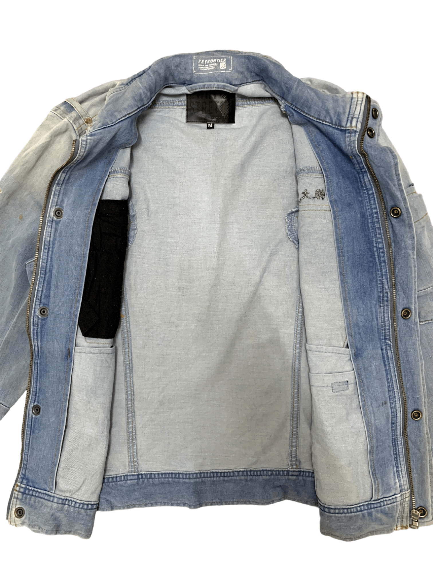 Japanese Brand Vintage I'Z Frontier Multi Pocket Faded Workwear Jacket Size US M / EU 48-50 / 2 - 7 Thumbnail