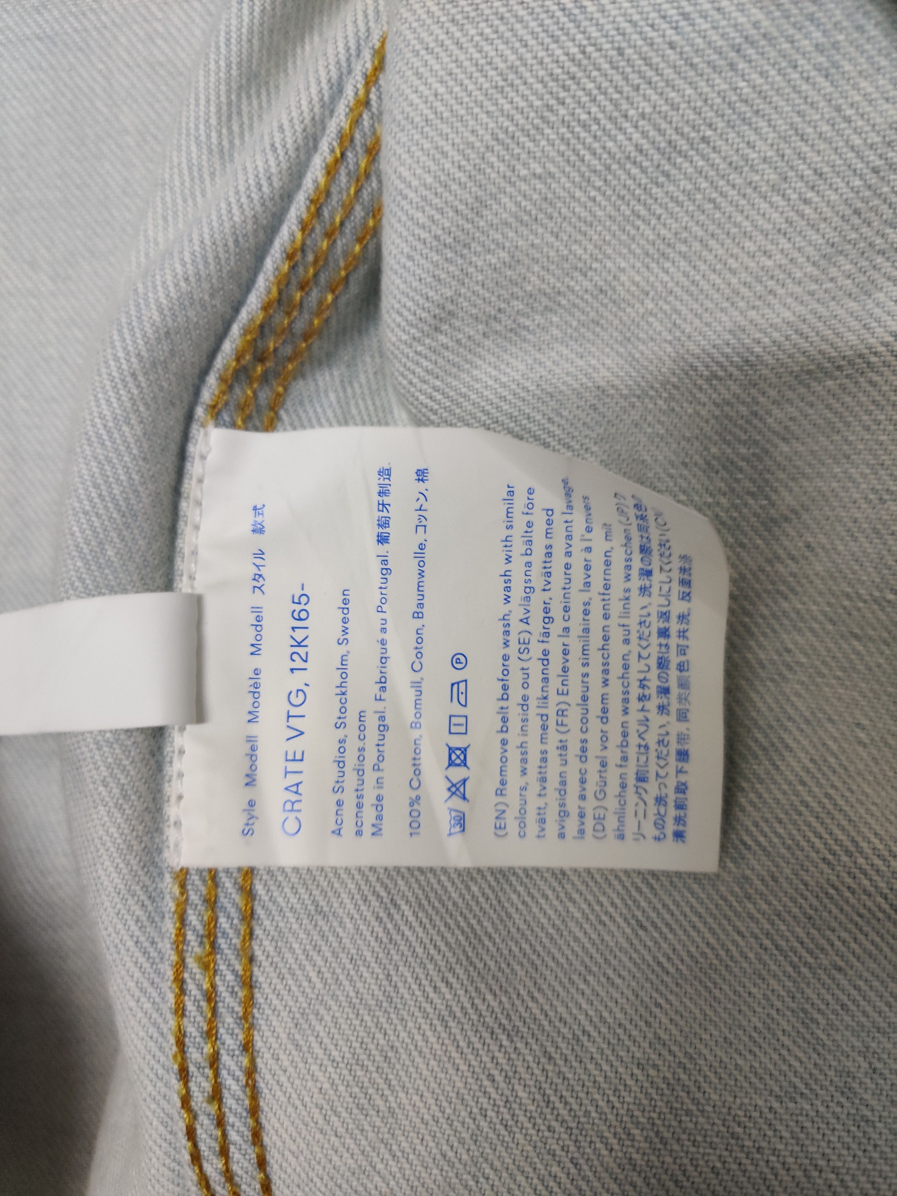 Acne Studios Acne Studios Blå Konst Six Pocket Size US L / EU 52-54 / 3 - 11 Thumbnail