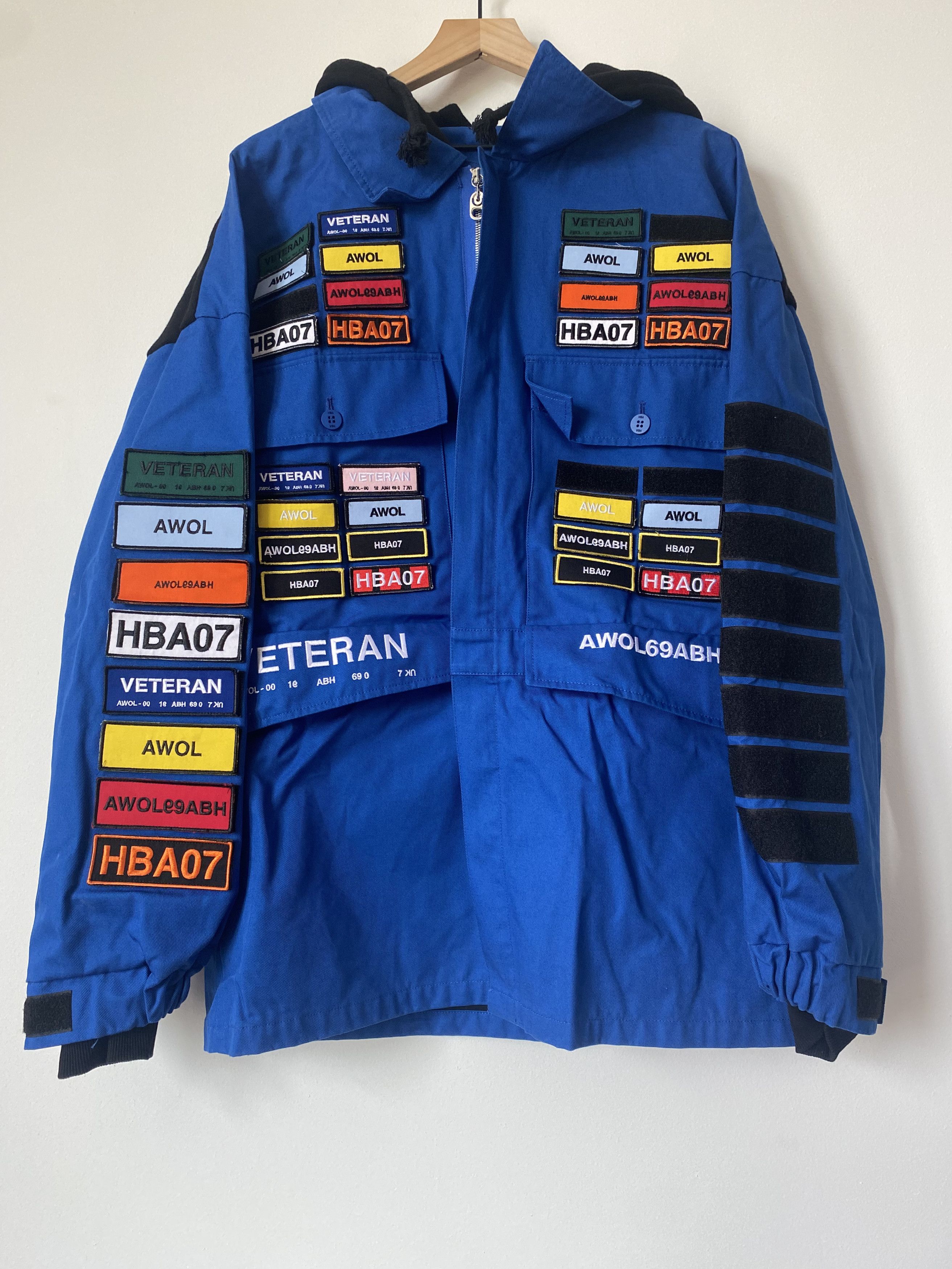 Hood By Air Hood By Air Elusive Rare Veterans Blue Patch Jacket Size US M / EU 48-50 / 2 - 2 Thumbnail