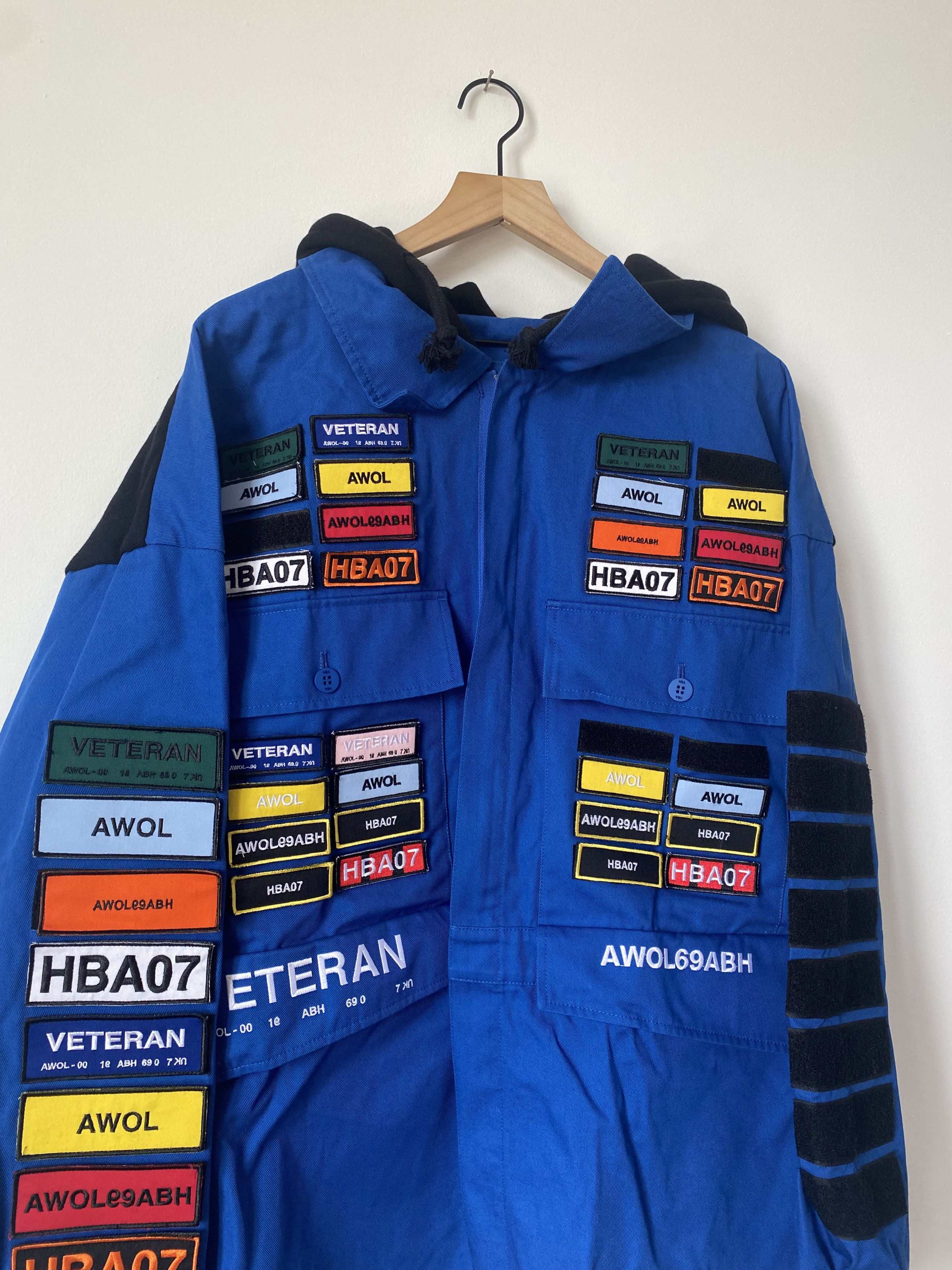 Hood By Air Hood By Air Elusive Rare Veterans Blue Patch Jacket Size US M / EU 48-50 / 2 - 6 Thumbnail