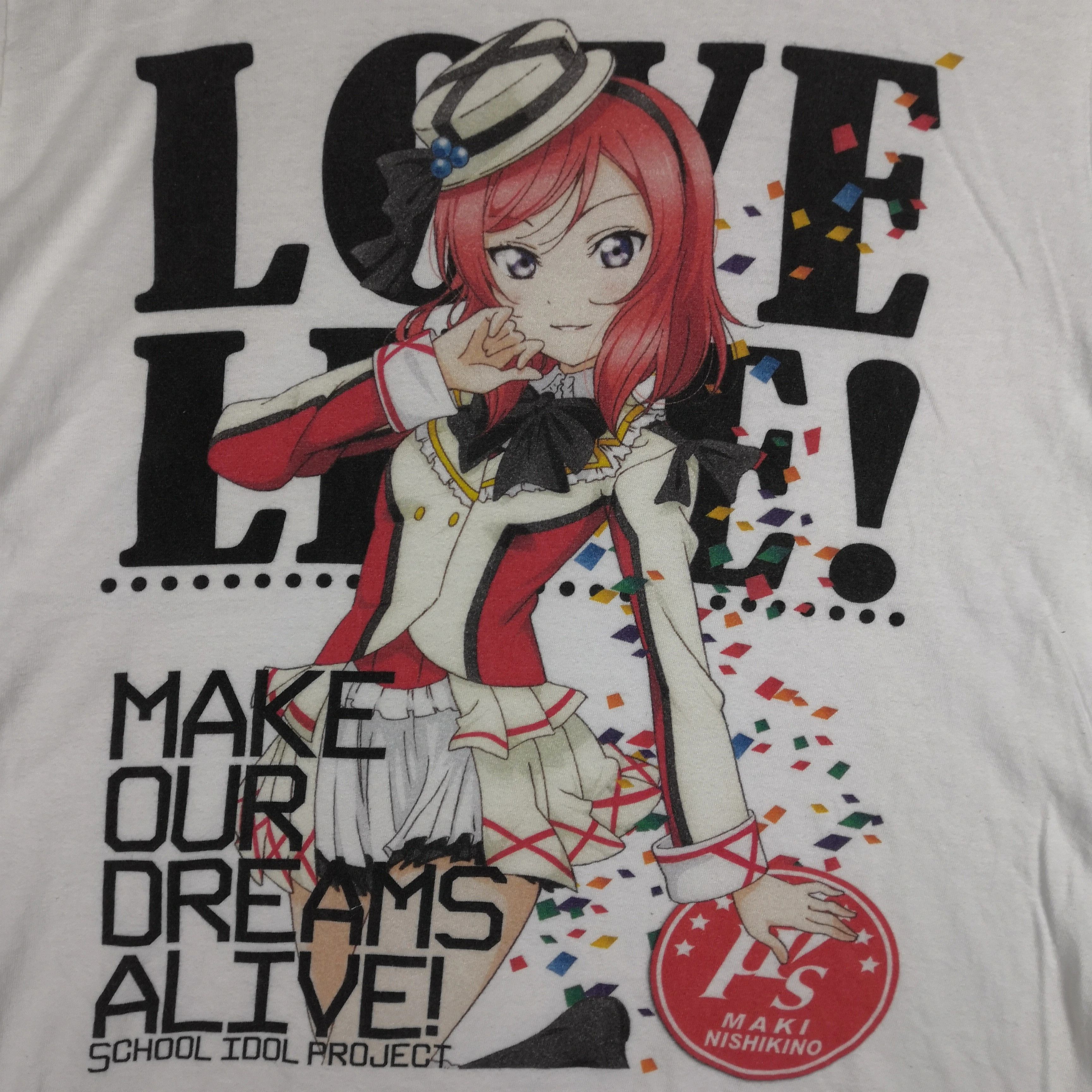 Cartoon Network School Idol TShirt Honoka Kosaka Anime Japanese Cartoon Tee Size US M / EU 48-50 / 2 - 4 Thumbnail