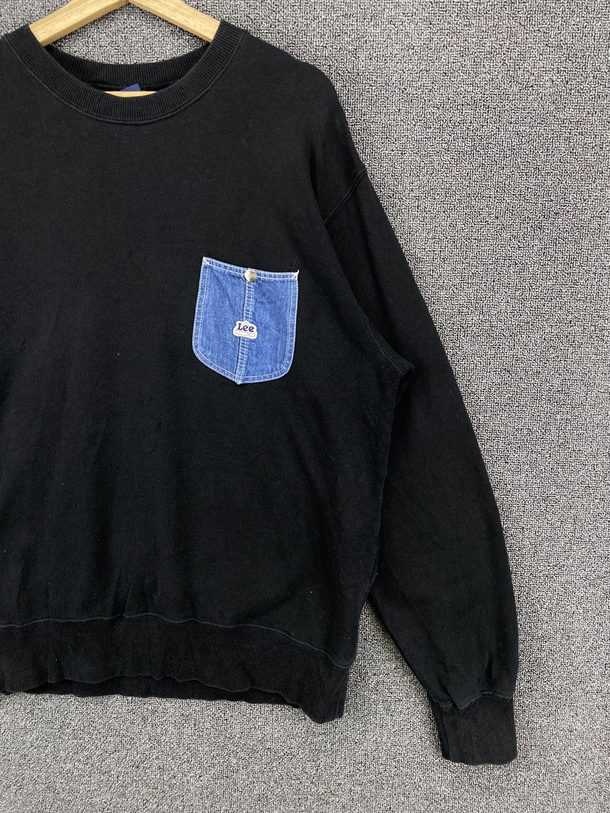 Lee Vintage Lee Denim Pocket Style Sweatshirt Size US L / EU 52-54 / 3 - 4 Thumbnail