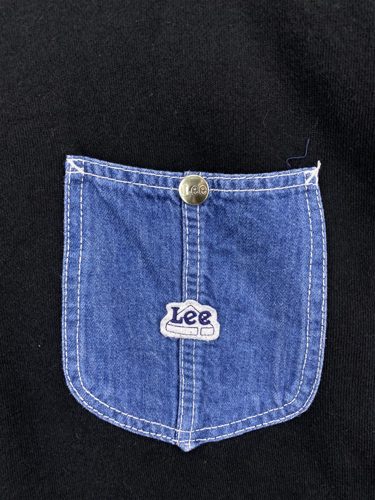 Lee Vintage Lee Denim Pocket Style Sweatshirt Size US L / EU 52-54 / 3 - 5 Thumbnail