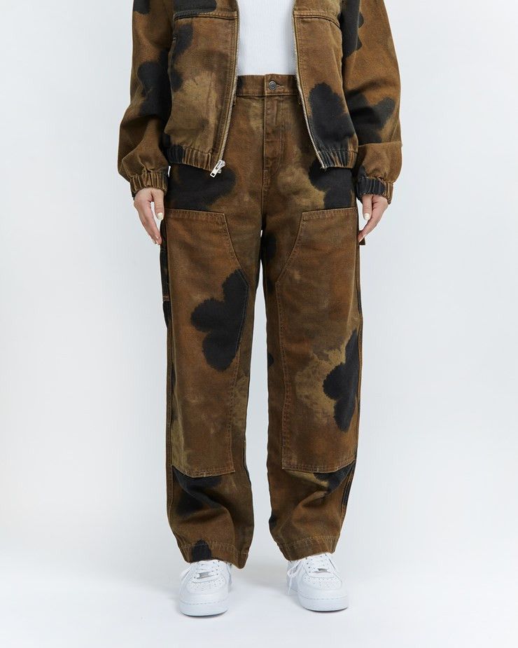 パンツ stussy floral dye work pant Stüssy - Floral Dye Work Pants | HBX - Globally Curated