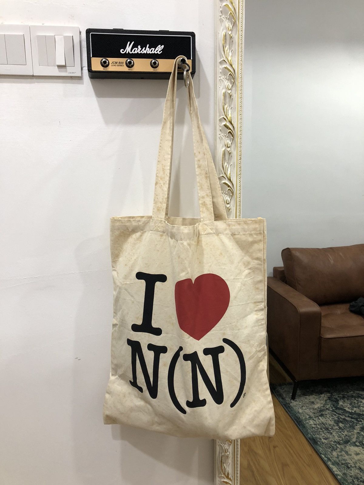 Number (N)ine Number (N)ine I Love Number (N)ine Tote Bag Size ONE SIZE - 9 Thumbnail