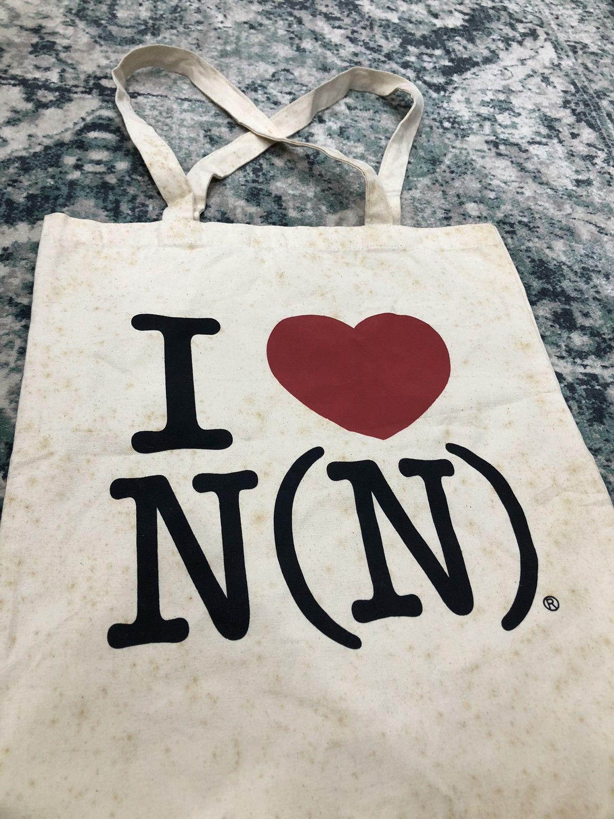 Number (N)ine Number (N)ine I Love Number (N)ine Tote Bag Size ONE SIZE - 5 Thumbnail