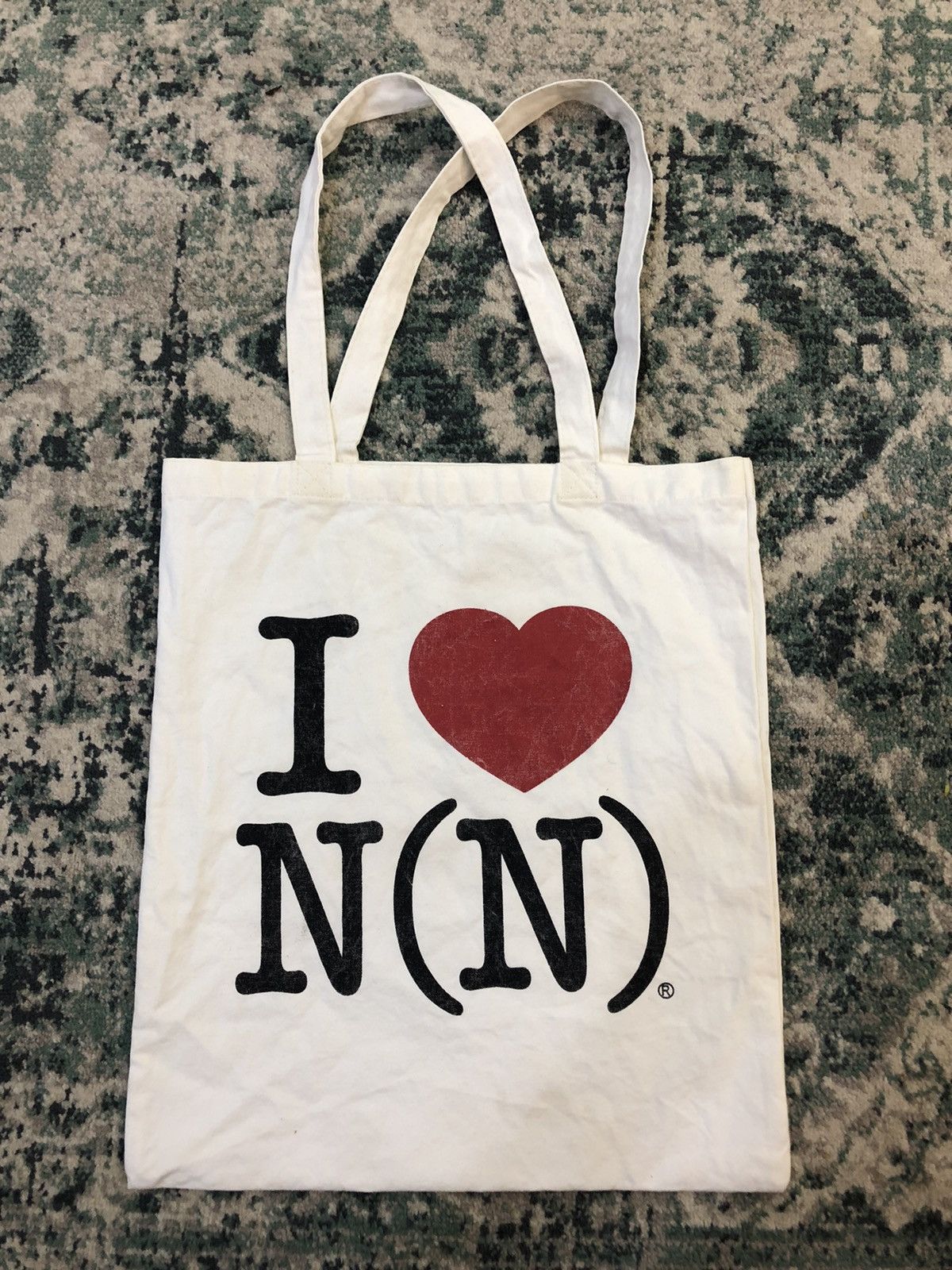 Number (N)ine Number (N)ine I Love Number (N)ine Tote Bag Size ONE SIZE - 15 Thumbnail