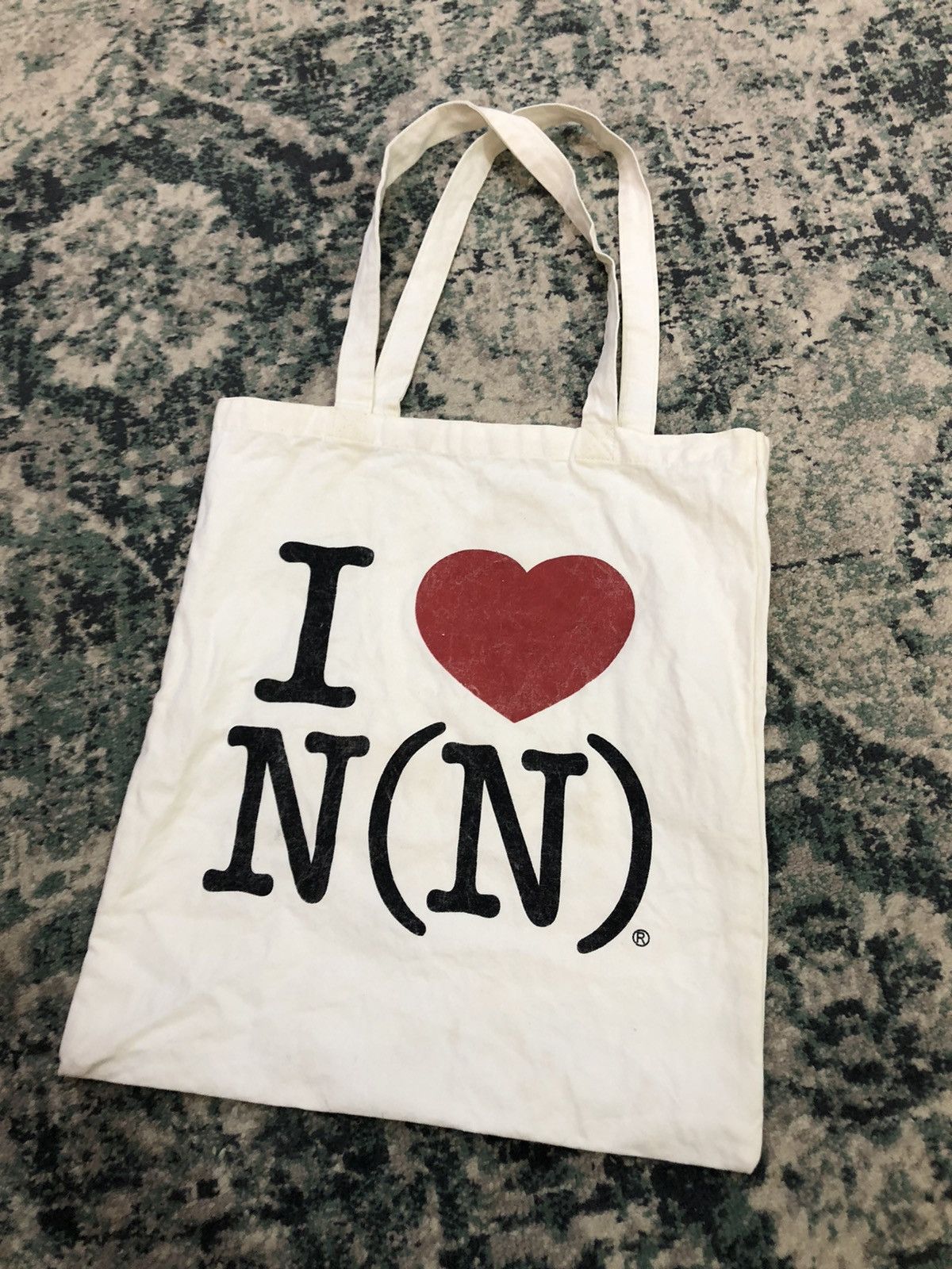 Number (N)ine Number (N)ine I Love Number (N)ine Tote Bag Size ONE SIZE - 2 Thumbnail