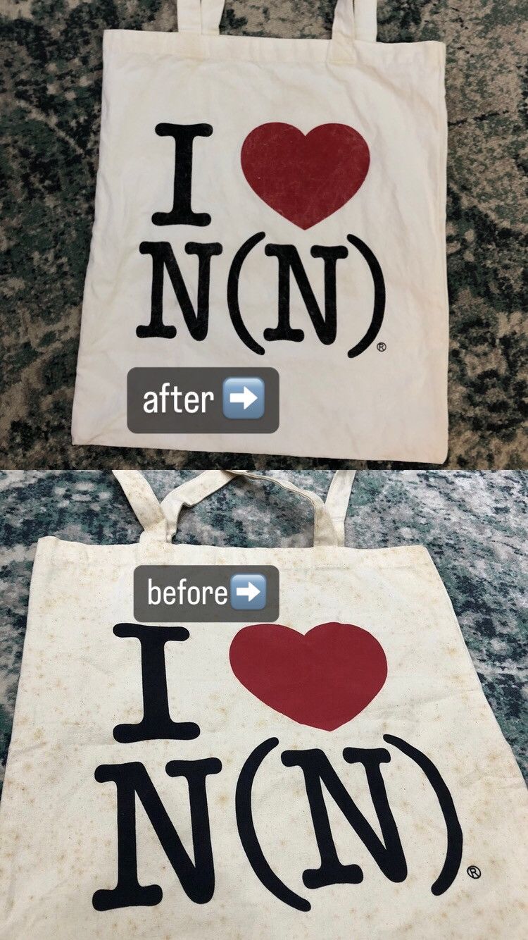 Number (N)ine Number (N)ine I Love Number (N)ine Tote Bag Size ONE SIZE - 3 Thumbnail