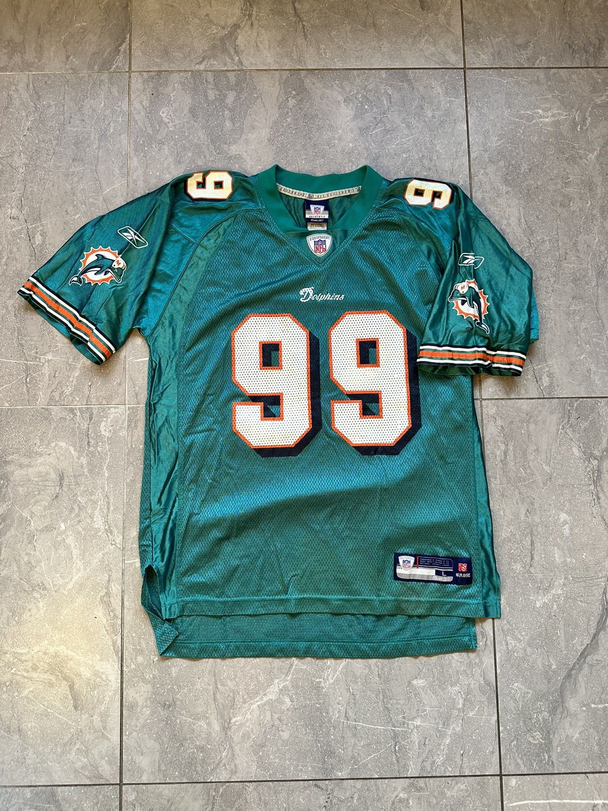 Vintage Vintage Reebok Miami Dolphins Jason Taylor Jersey