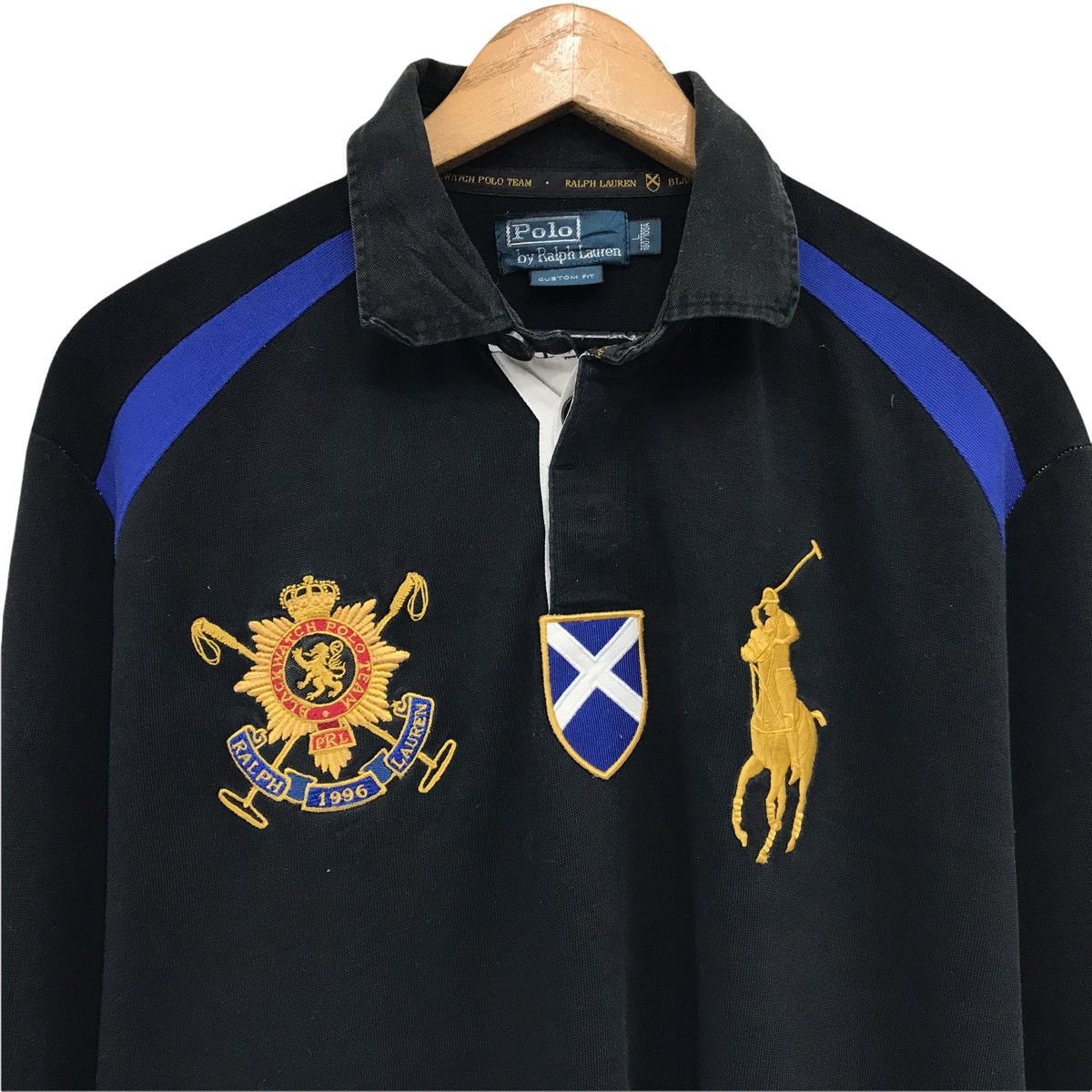 Polo Ralph Lauren × Ralph Lauren × Rugby Ralph Lauren Vintage Polo Ralph Lauren Big Pony Polo Shirt Size US L / EU 52-54 / 3 - 3 Thumbnail