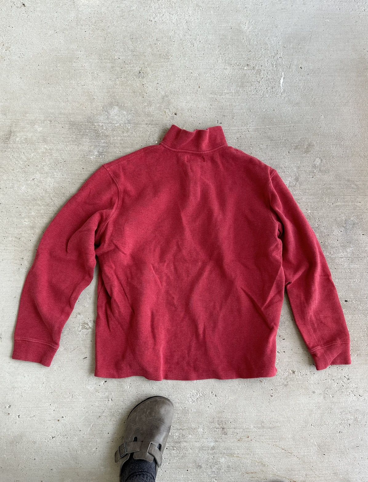 Polo Ralph Lauren × Vintage Vintage Polo Ralph Lauren Quarter Zip Pullover Sweatshirt Size US L / EU 52-54 / 3 - 3 Thumbnail