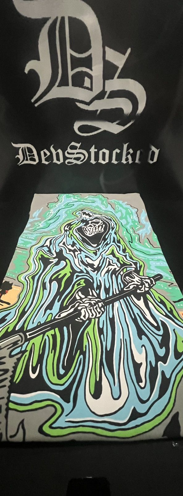 Cry Later Reaper Scythe Gray Warren Lotas Rare T Shirt Tee L