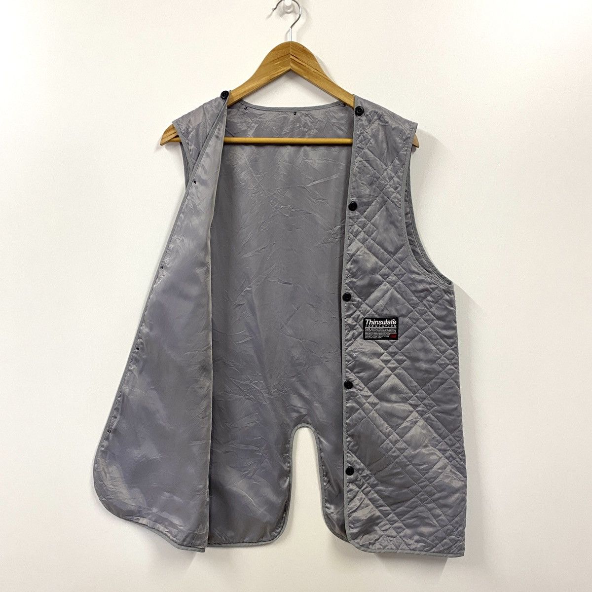 Yohji Yamamoto AAR Yohji Yamamoto Liner Vest Fishtail Thinsulate Light Vest Size US L / EU 52-54 / 3 - 7 Thumbnail