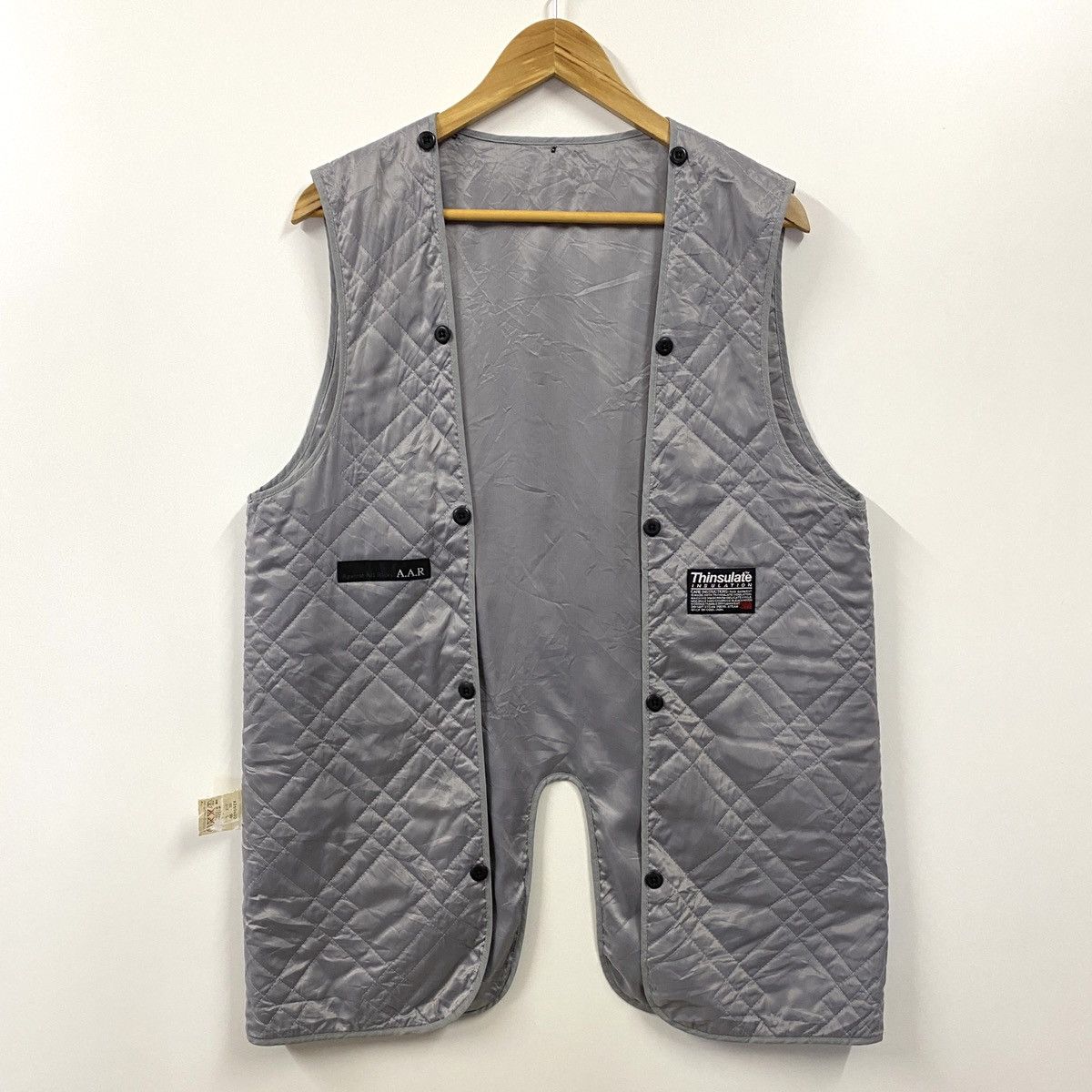 Yohji Yamamoto AAR Yohji Yamamoto Liner Vest Fishtail Thinsulate Light Vest Size US L / EU 52-54 / 3 - 2 Thumbnail