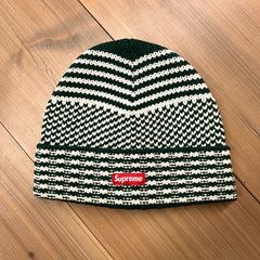 Supreme wool jacquard store beanie