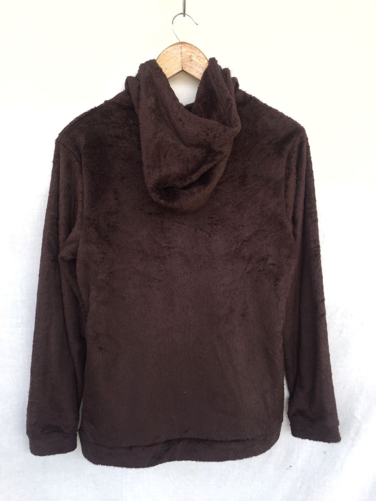 PPFM 90s PPFM 🇯🇵 Brown Fur Button Hooded Sweater Size US M / EU 48-50 / 2 - 5 Thumbnail
