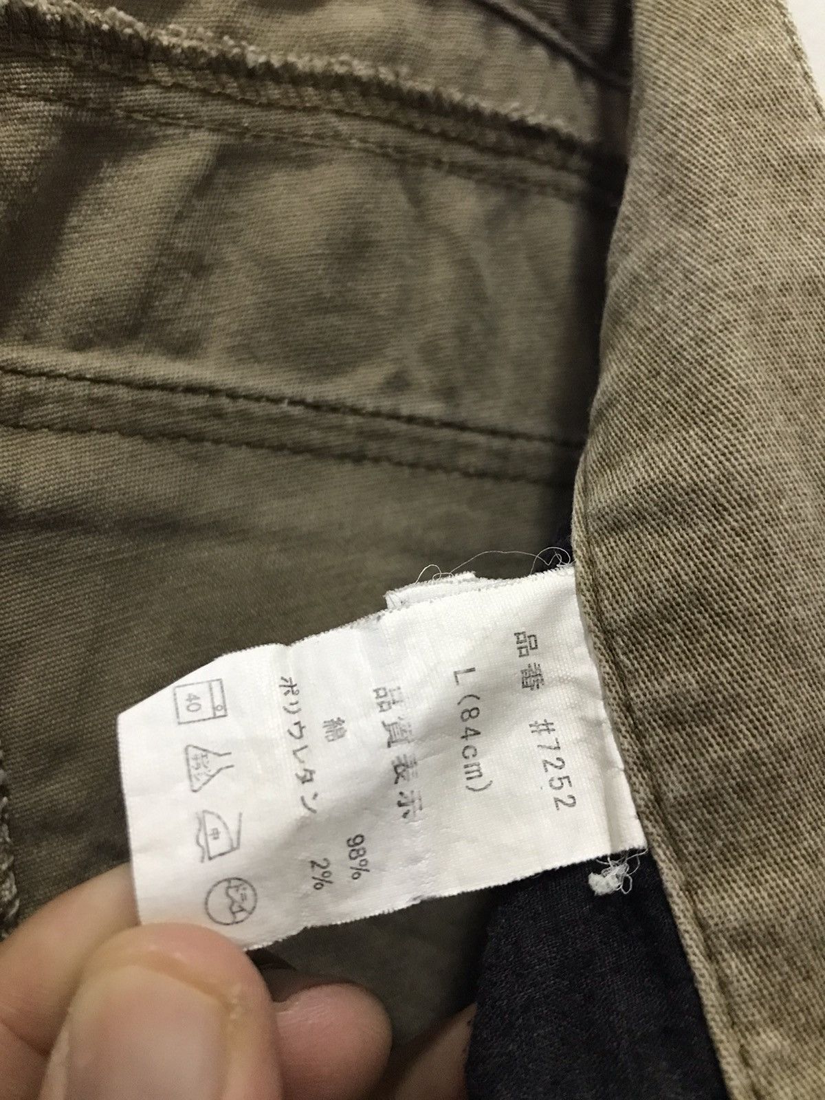 Japanese Brand IZ7250 Faded distressed Cargo Multipocket pants Size US 30 / EU 46 - 22 Thumbnail