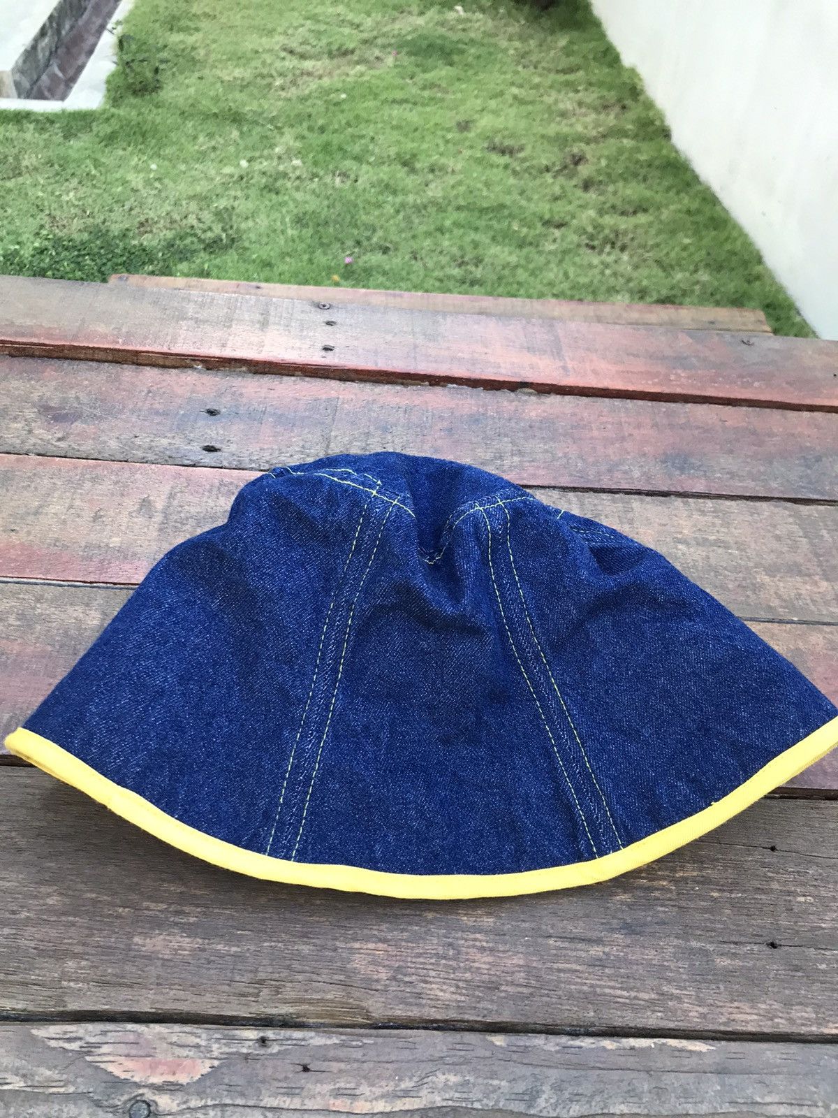 Ellesse Vintage Ellesse denim bucket hat Size ONE SIZE - 11 Thumbnail