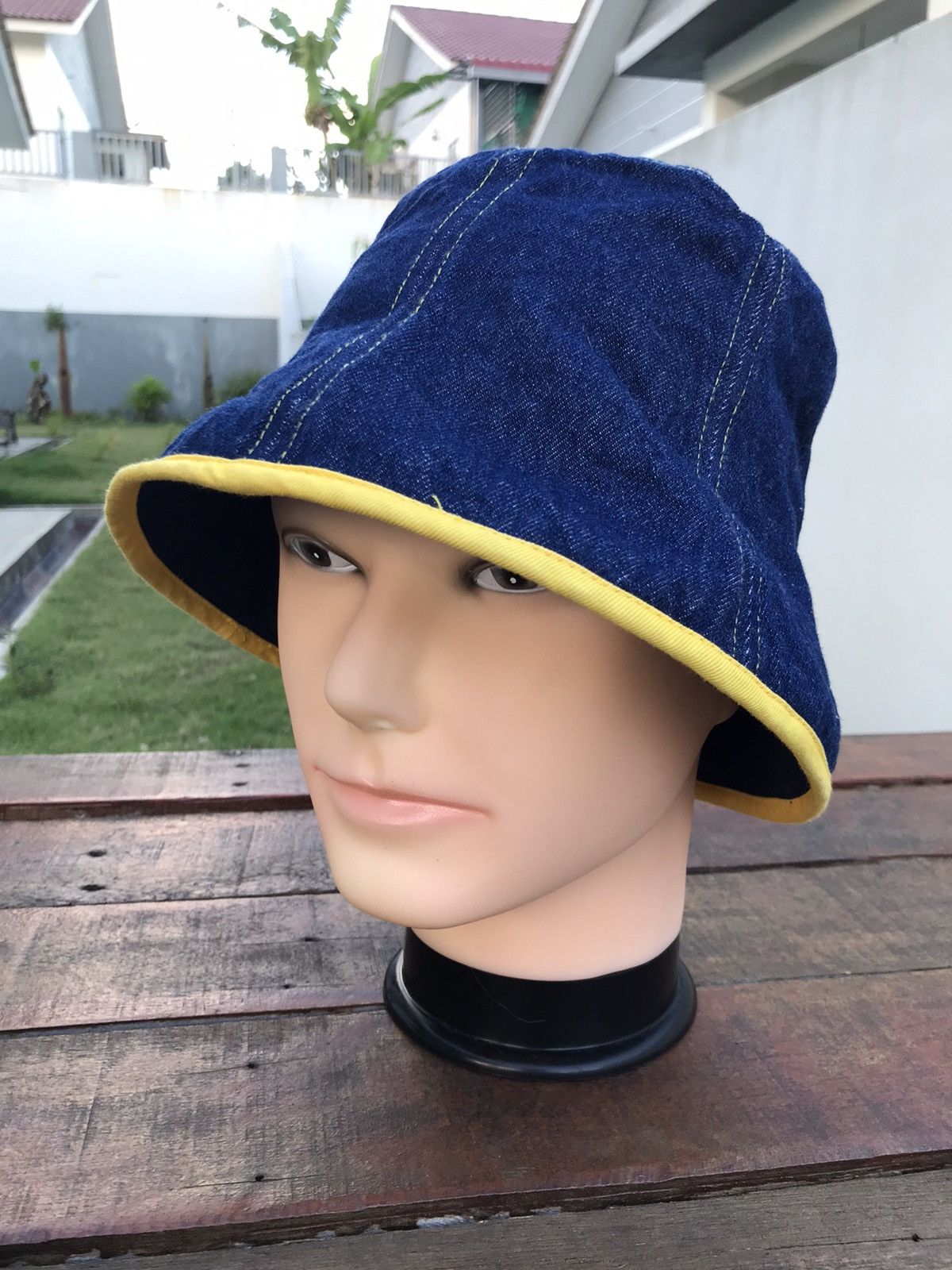 Ellesse Vintage Ellesse denim bucket hat Size ONE SIZE - 1 Thumbnail
