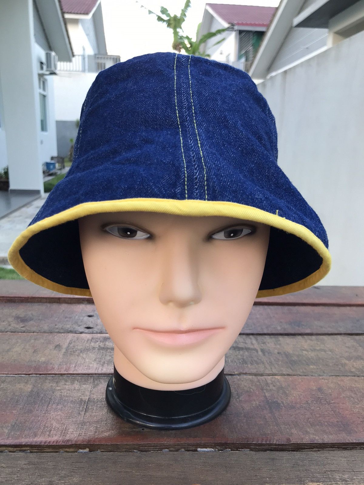 Ellesse Vintage Ellesse denim bucket hat Size ONE SIZE - 2 Thumbnail