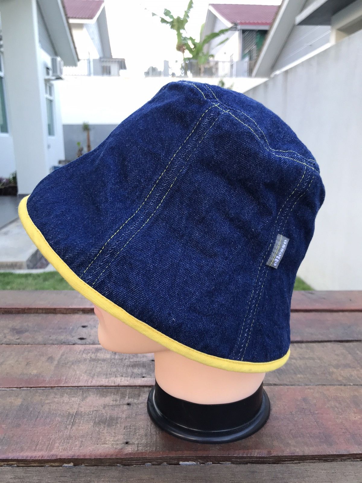 Ellesse Vintage Ellesse denim bucket hat Size ONE SIZE - 3 Thumbnail